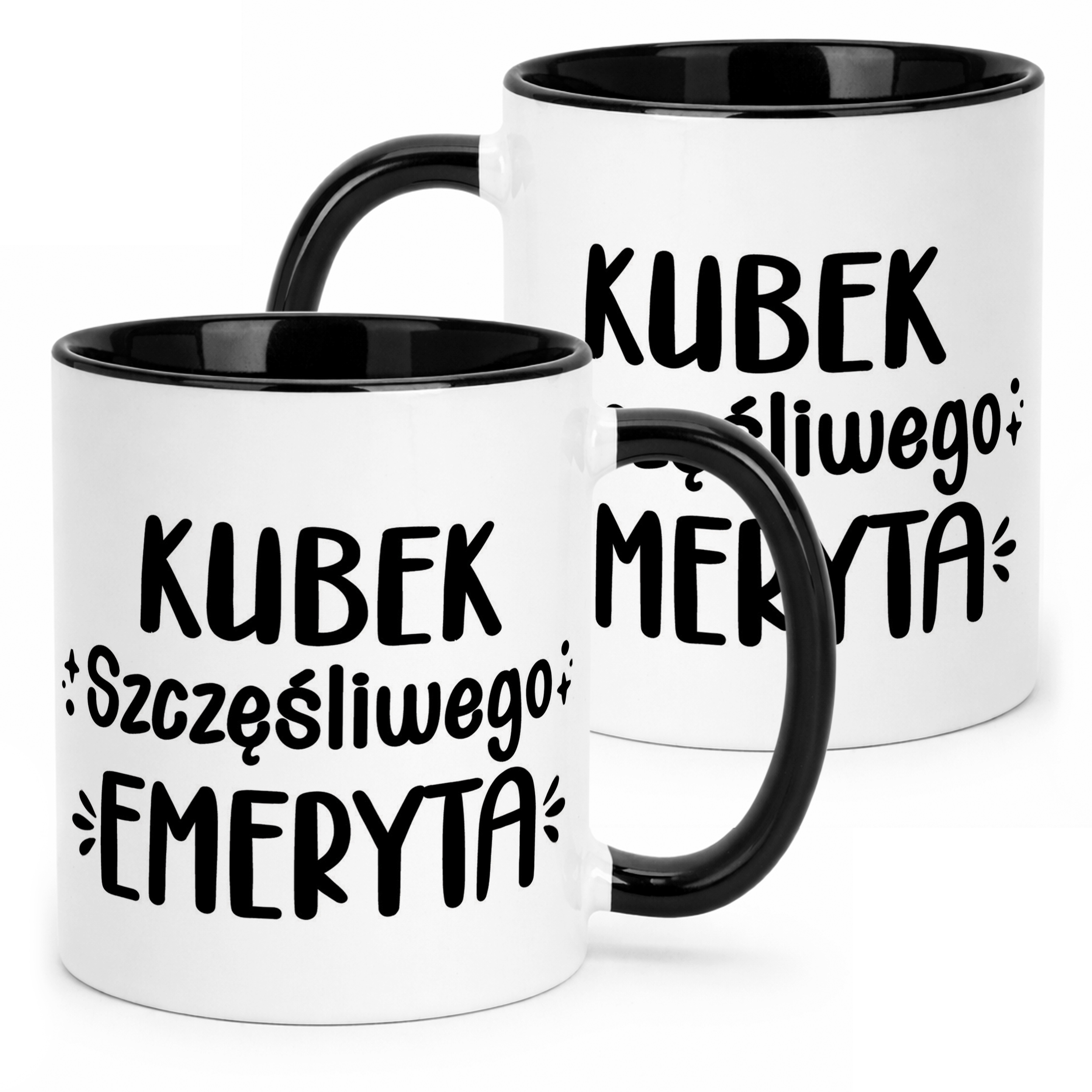 Kubek Czarny z okazji Emerytury Dla Emeryta Prezent Upominek