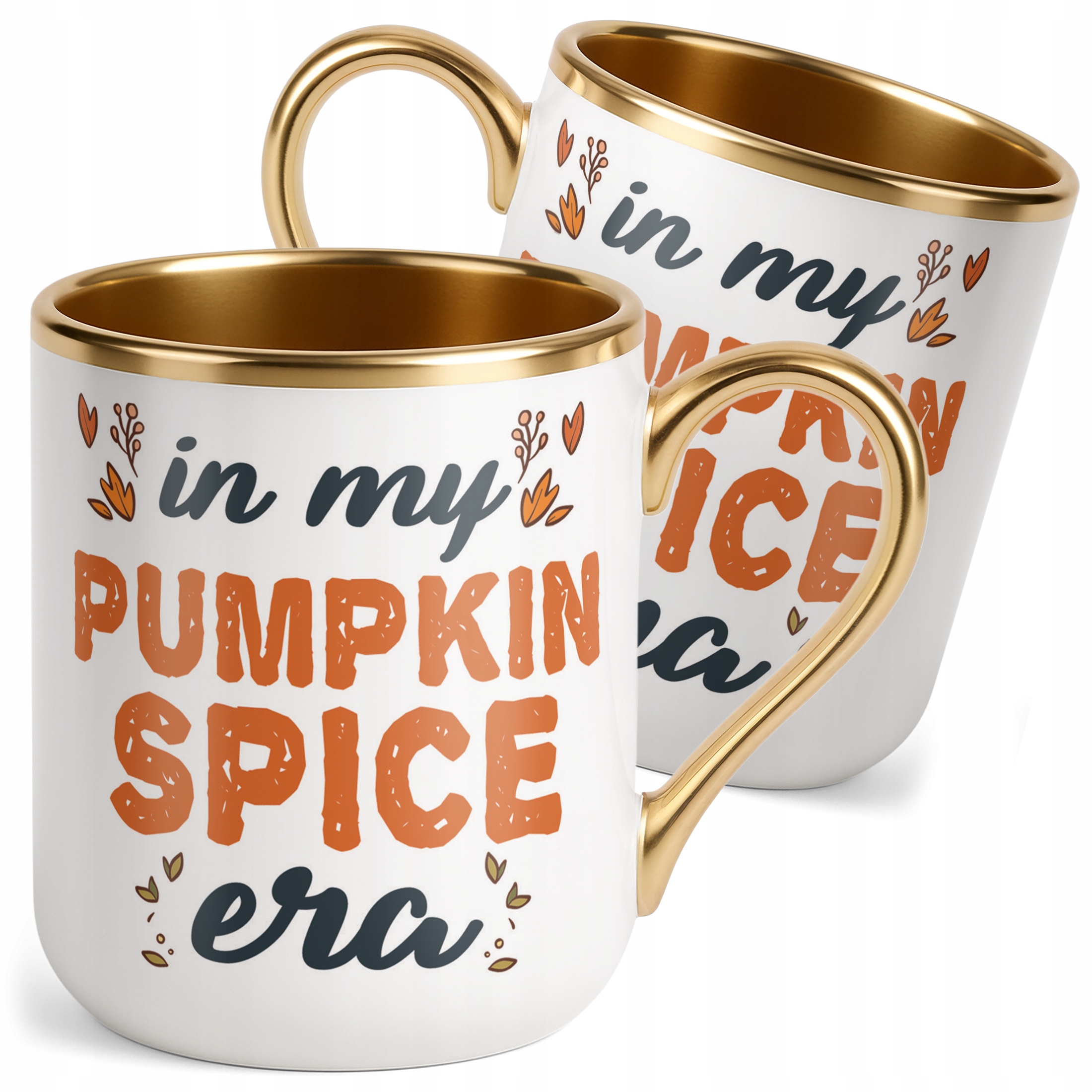 Kubek Premium Złoty Jesienny Jesień In My Pumpkin Spice Era Prezent