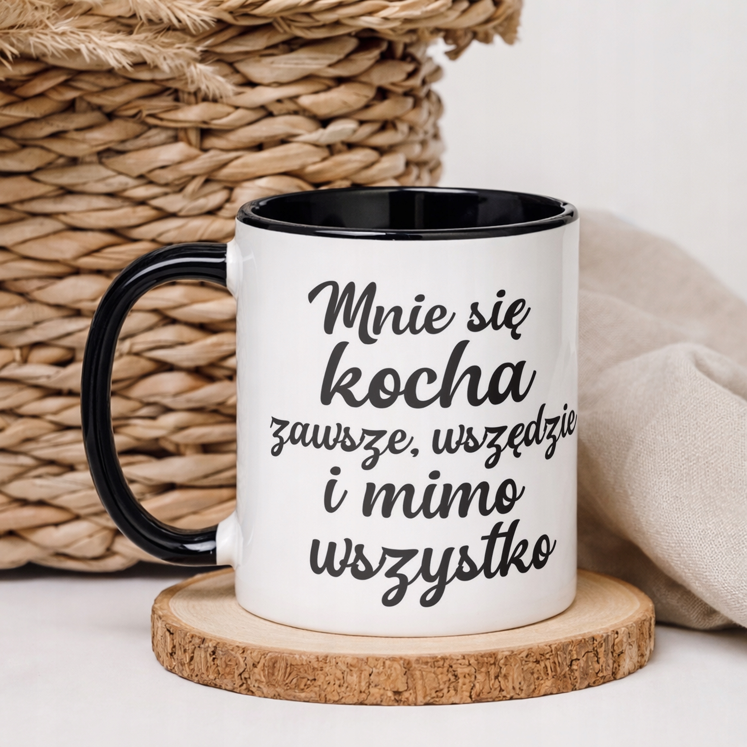 Kubek Czarny Dzień Kobiet Dla Kobiety Dziewczyny Prezent Upominek