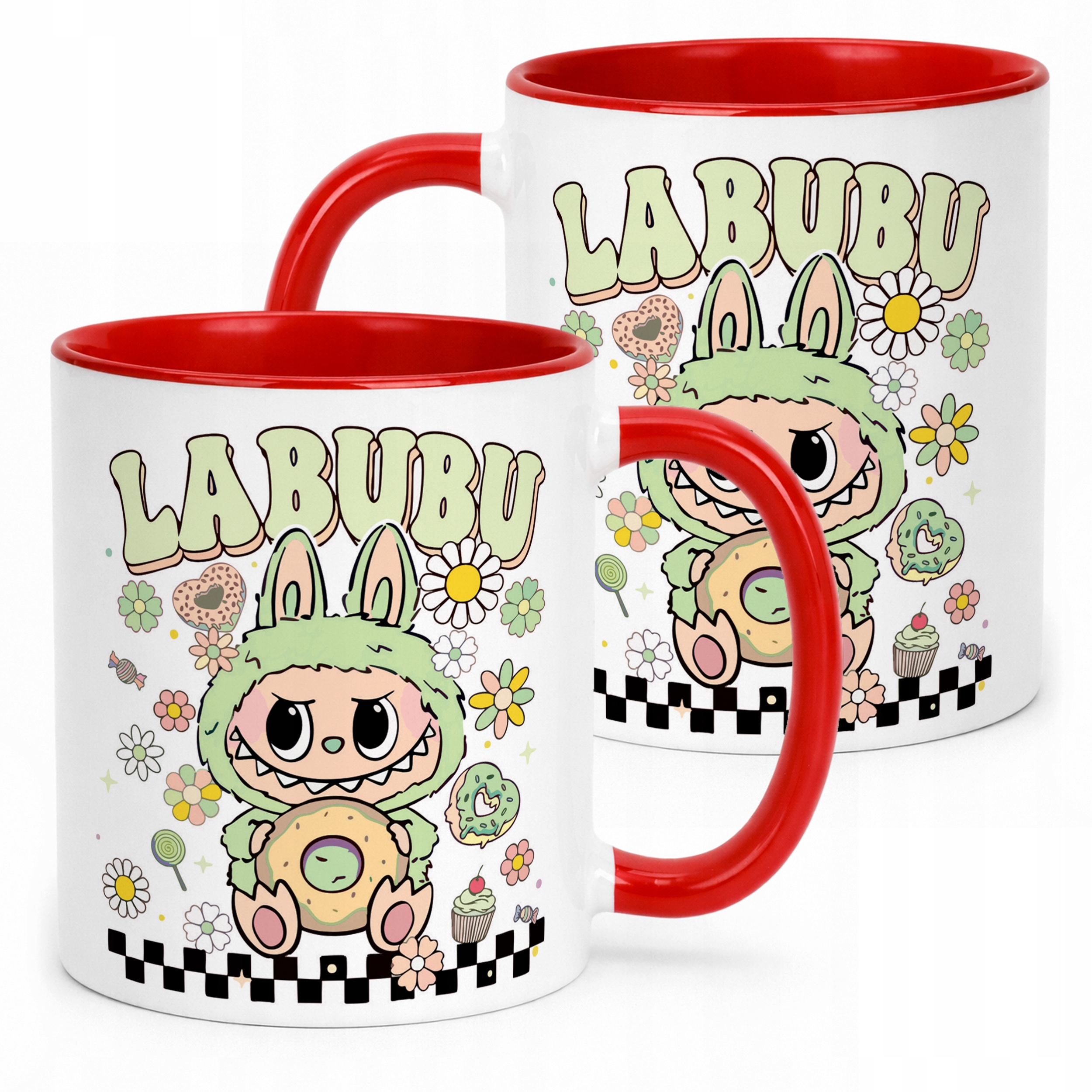 Kubek ceramiczny Labubu Dla Dzieci Prezent Urocze Potworki