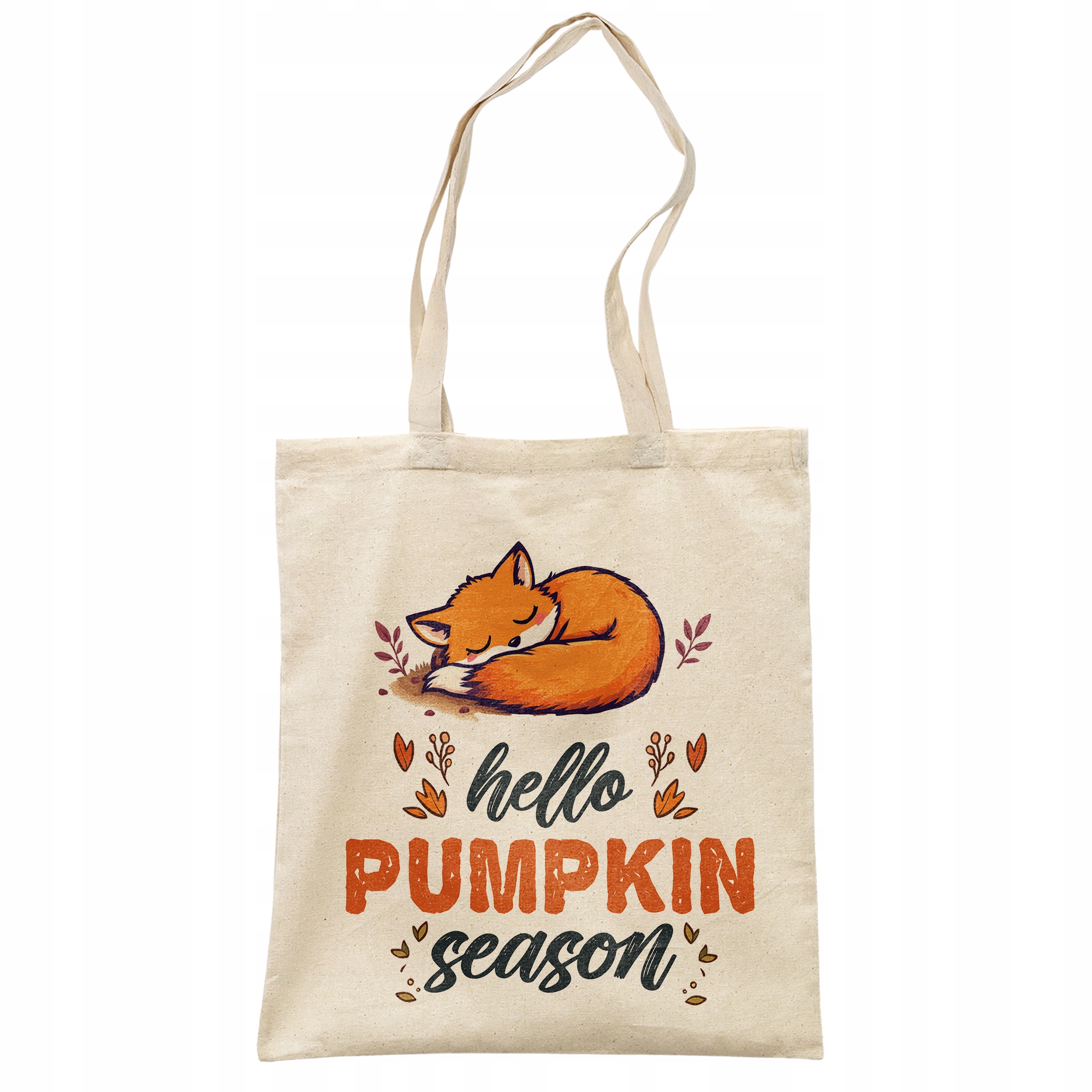 Torba bawełniana na zakupy Jesień Hello Pumpkin Dynia Prezent