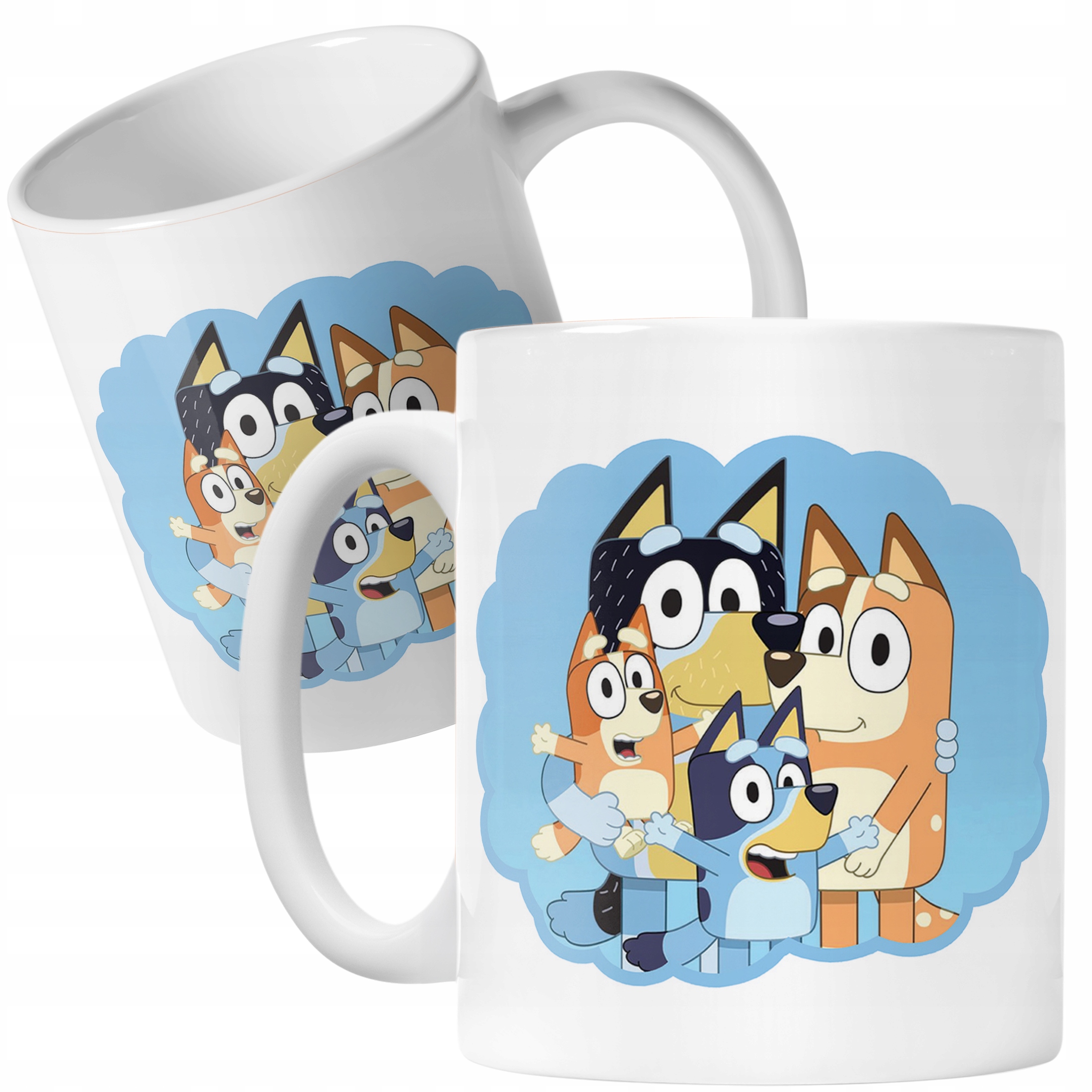 Kubek ceramiczny Bluey Bingo Dla Fana Bajki Dla Dzieci Prezent
