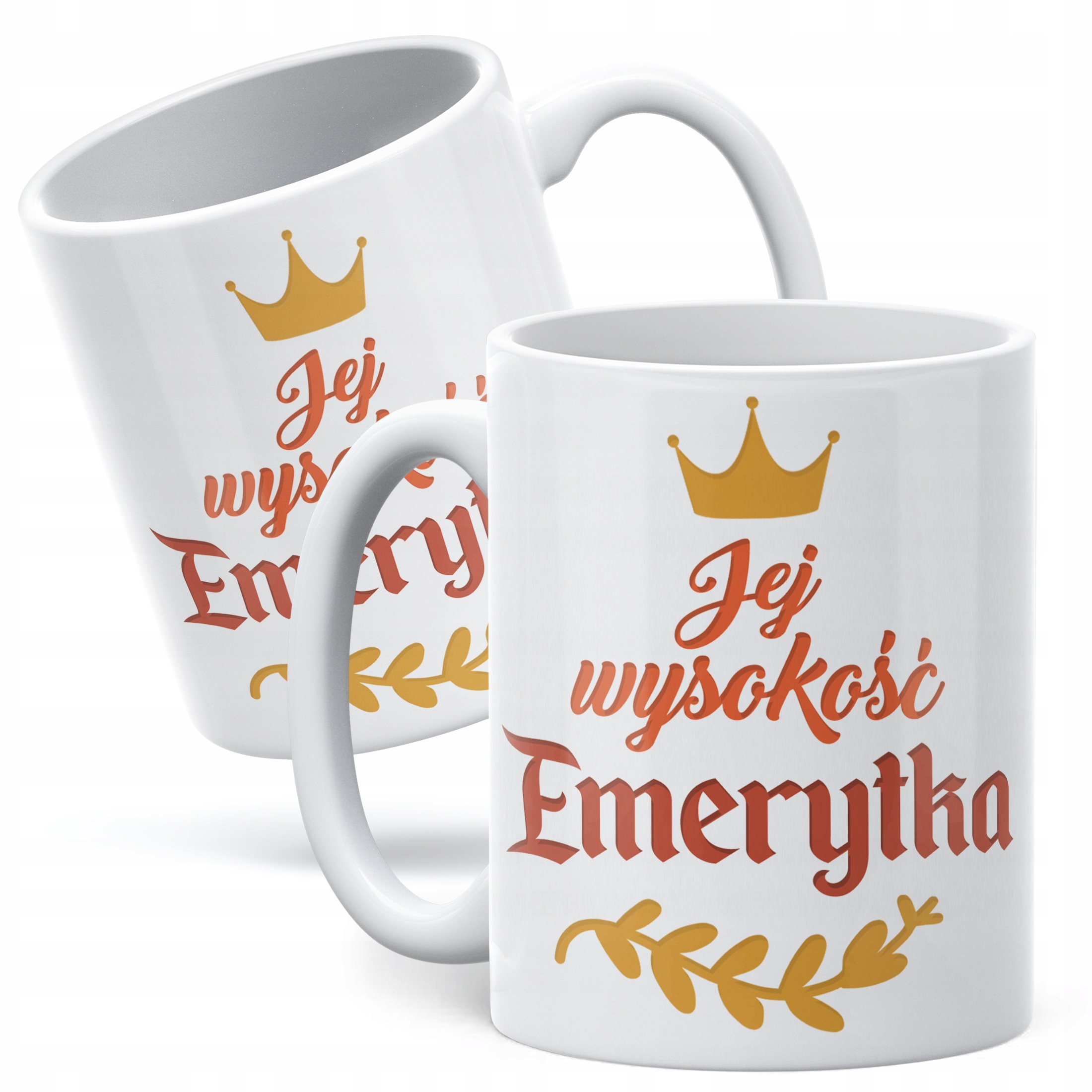 Kubek ceramiczny z okazji Emerytury Dla Emerytki Prezent Upominek