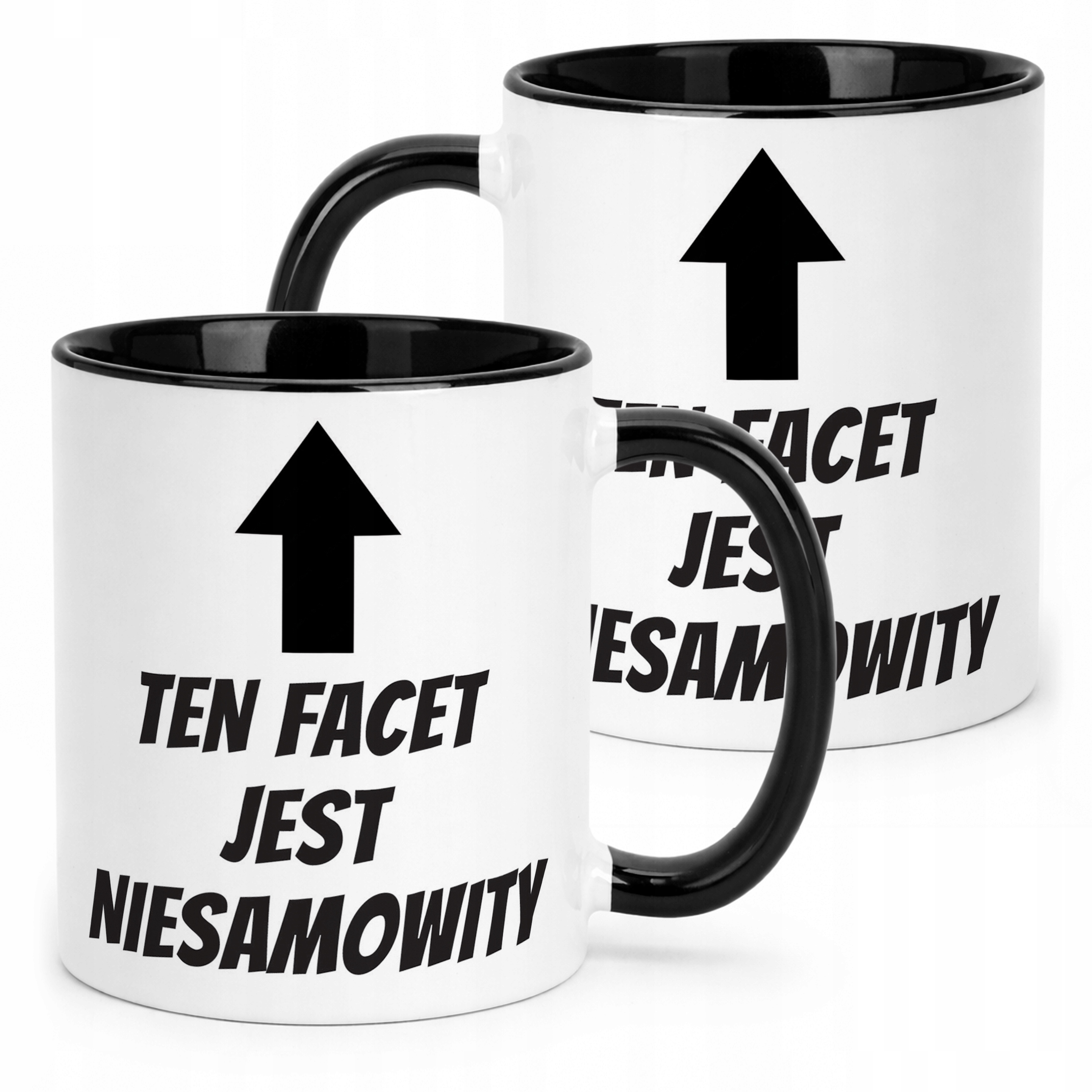 Kubek Czarny Ten Facet Jest Niesamowity Dla Mężczyzny Prezent