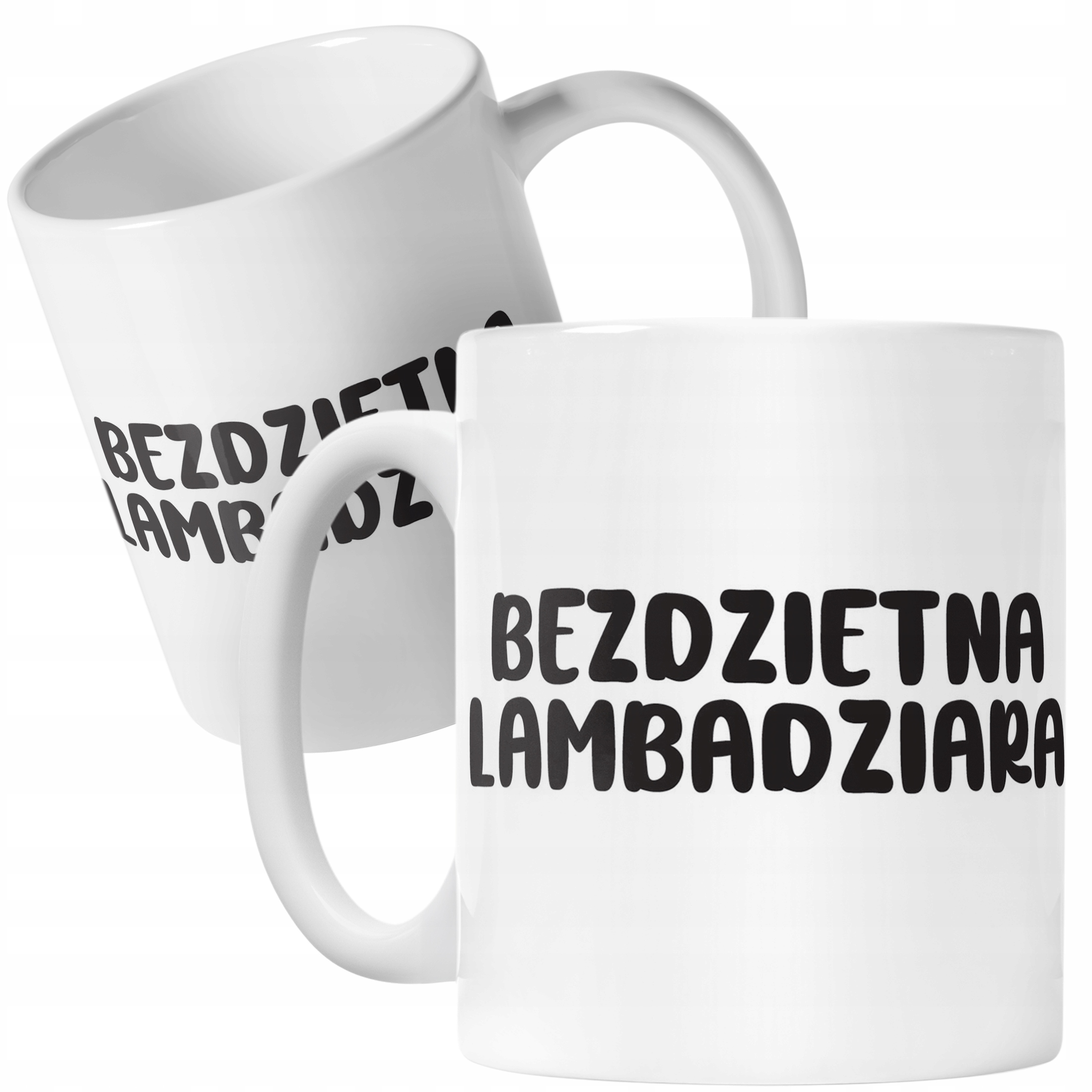 Kubek ceramiczny Bezdzietna Lambardziara Śmieszny Zabawny Prezent