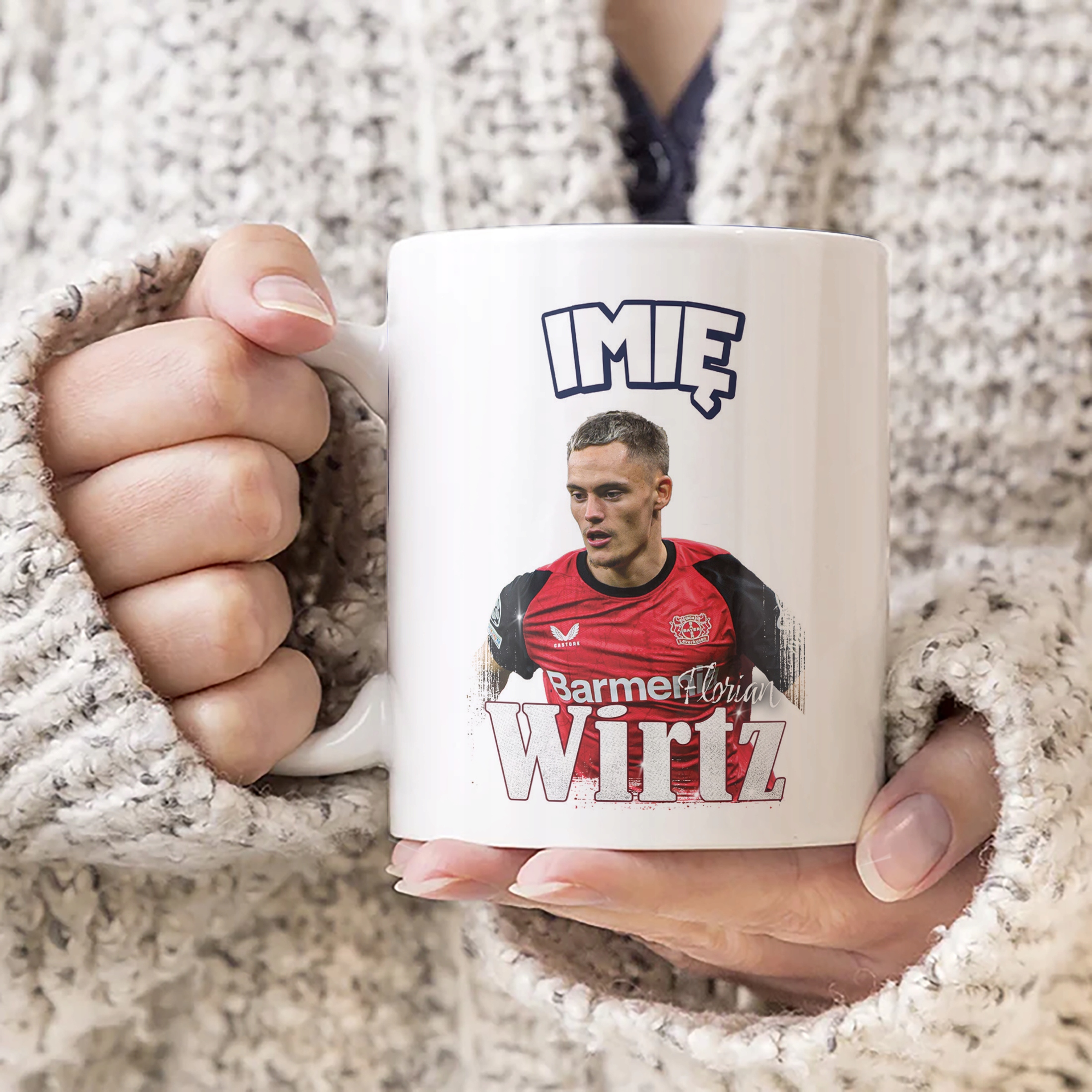 Kubek personalizowany Florian Wirtz dla kibiców Bayer Leverkusen Prezent