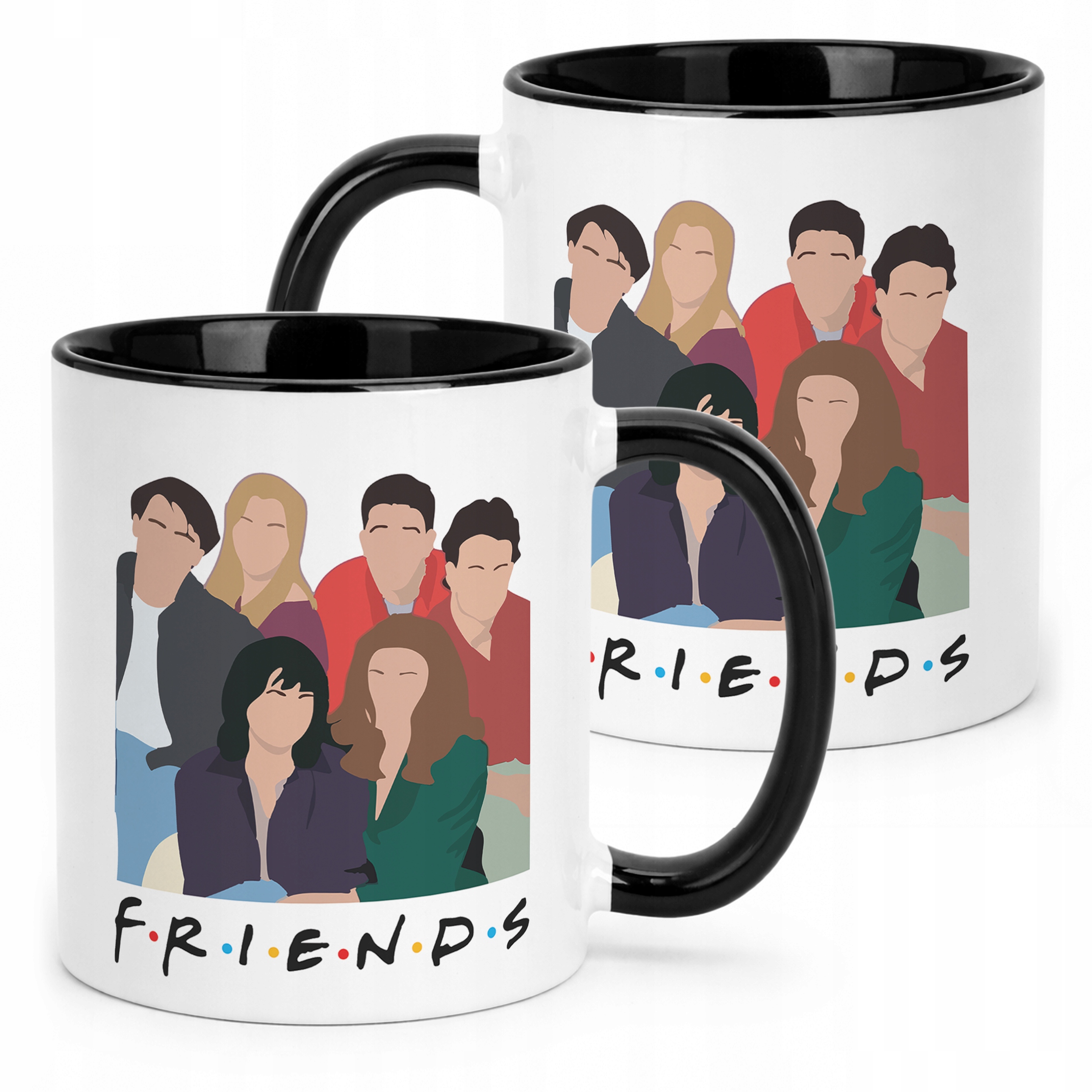 Kubek Czarny Friends Przyjaciele Dla Fanów Serialu Prezent Upominek
