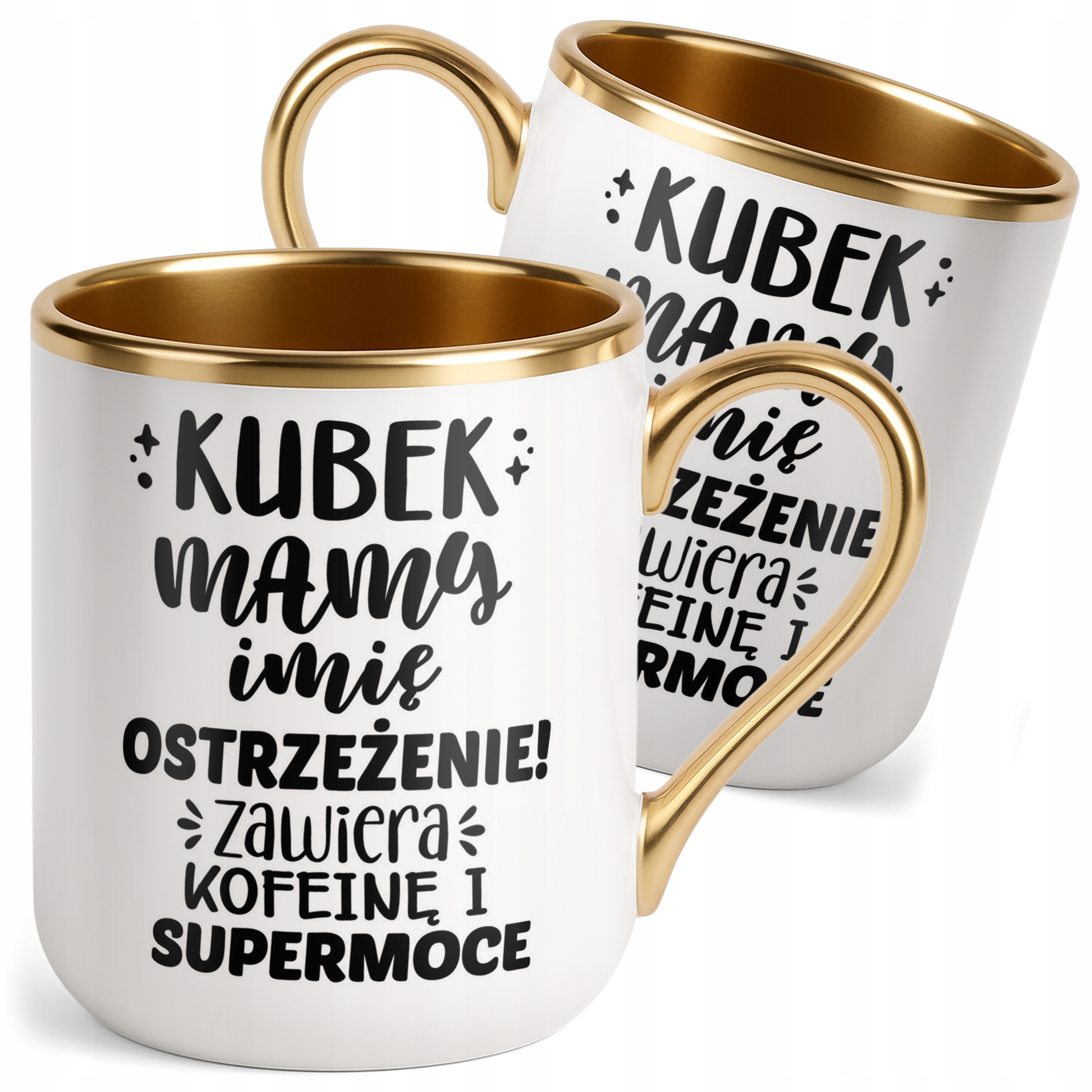 Kubek Premium Złoty Personalizowany Dzień Matki Dla Mamy Prezent Upominek