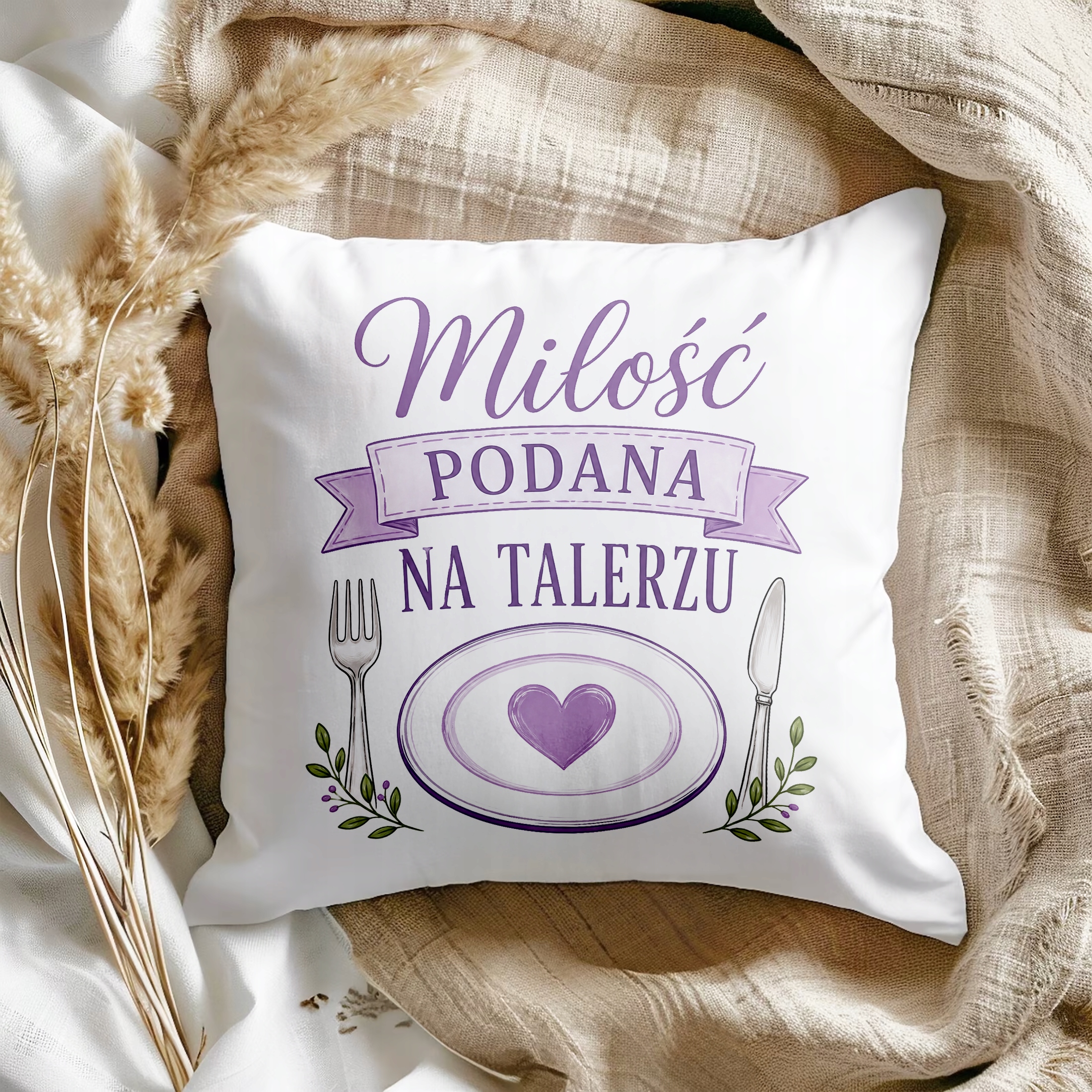 Prezent na Dzień Matki poduszka 38x38cm dla mamy uroczy upominek dla mamy