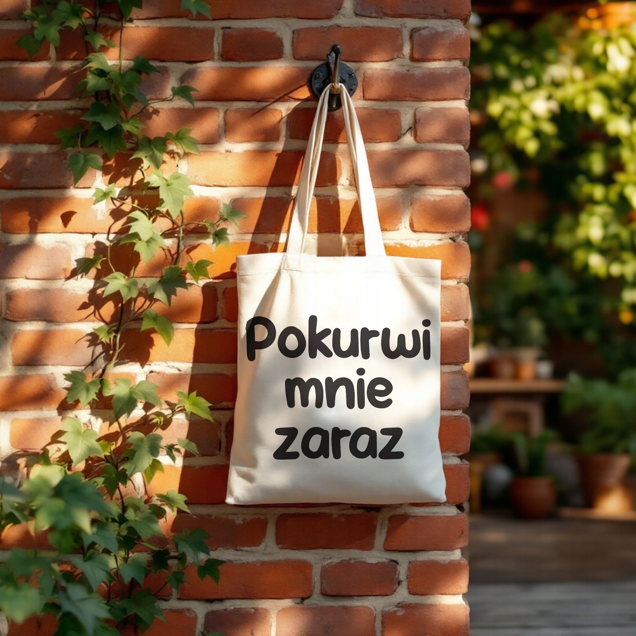 Torba bawełniana na zakupy Pok**wi Mnie Zaraz Zabawny Prezent