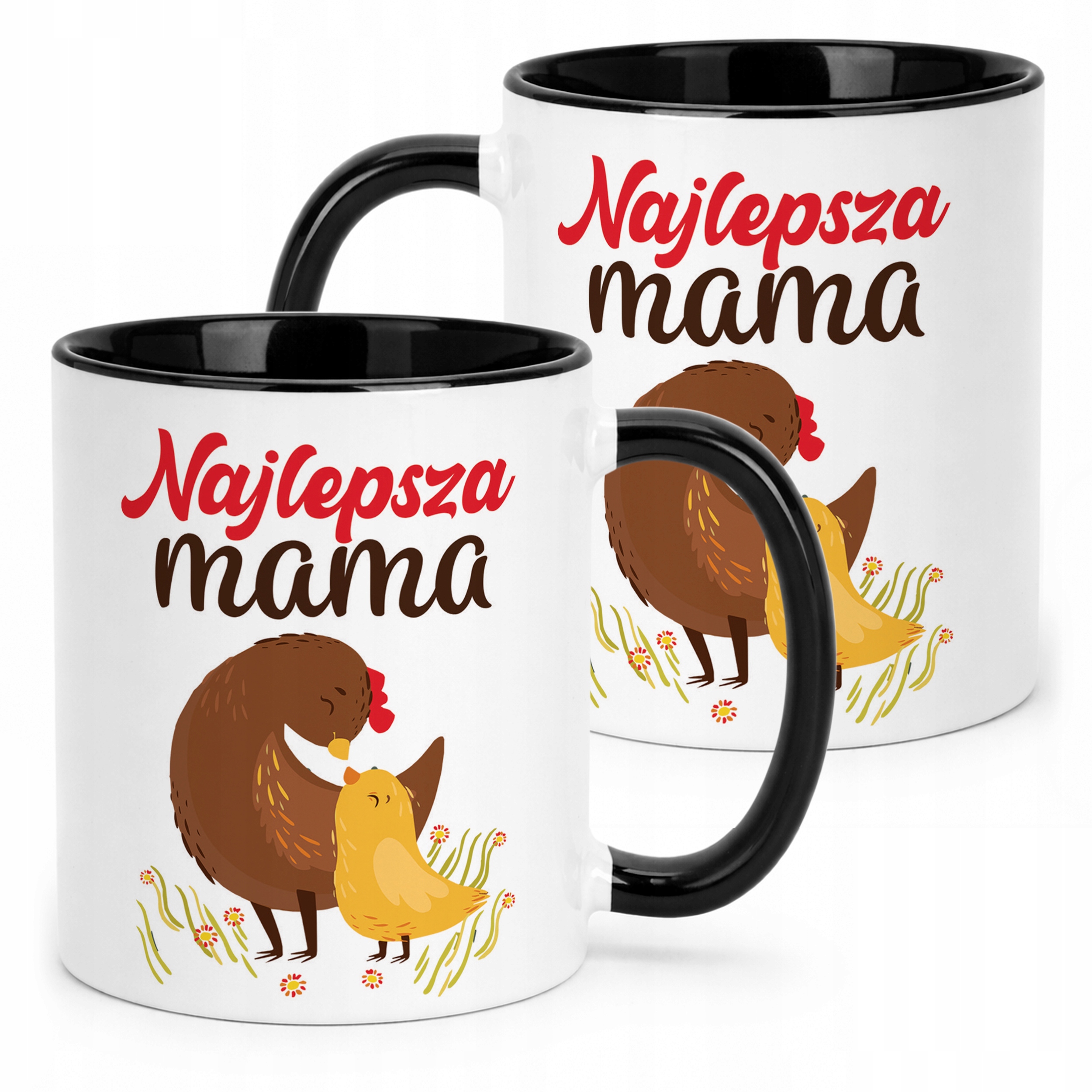 Kubek Czarny Dzień Matki Dla Mamy Prezent Najlepsza Mama