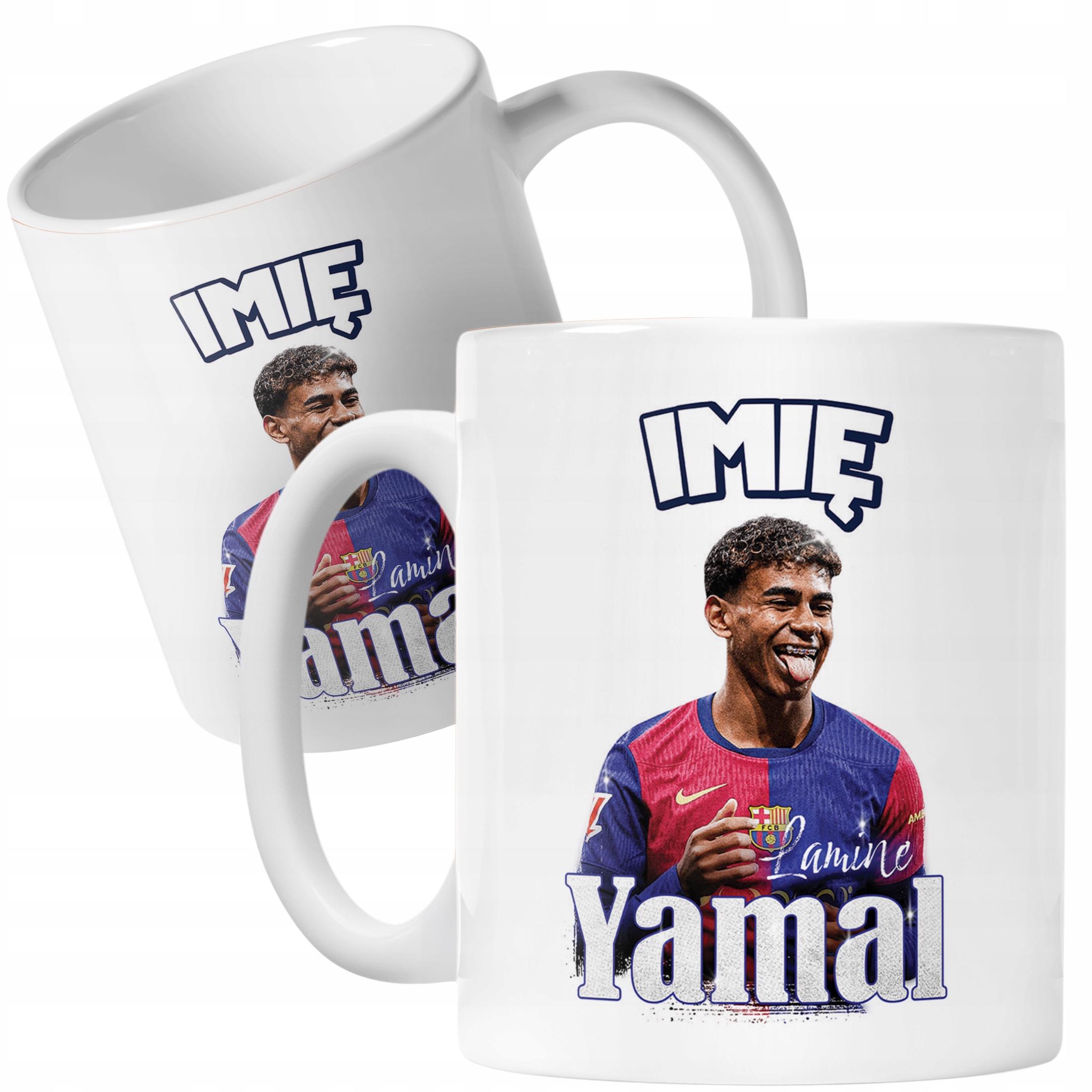 Kubek personalizowany Lamine Yamal dla kibiców FC Barcelona Prezent