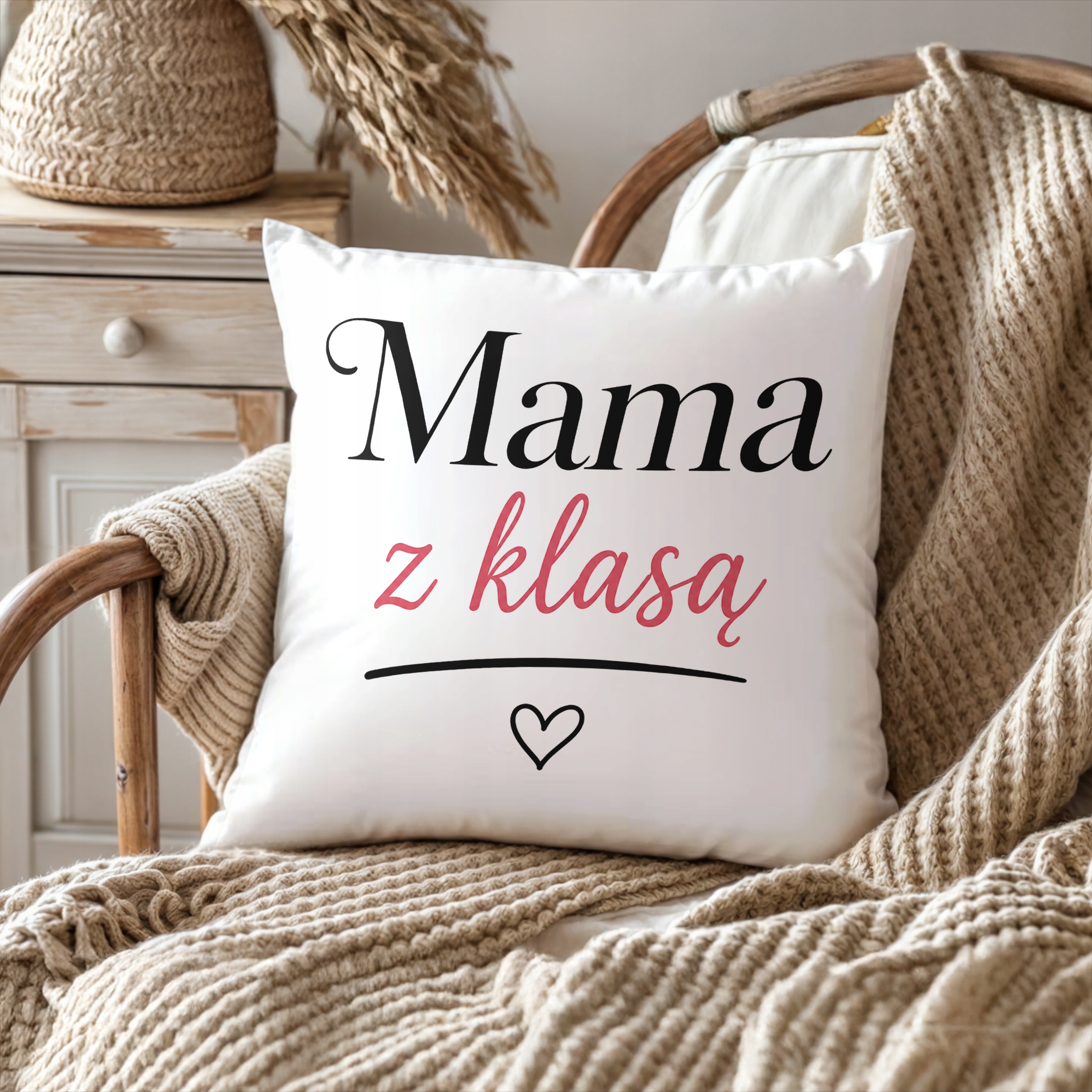 Dzień Matki prezent dla mamy poduszka 38x38cm pomysł na prezent dla mamy