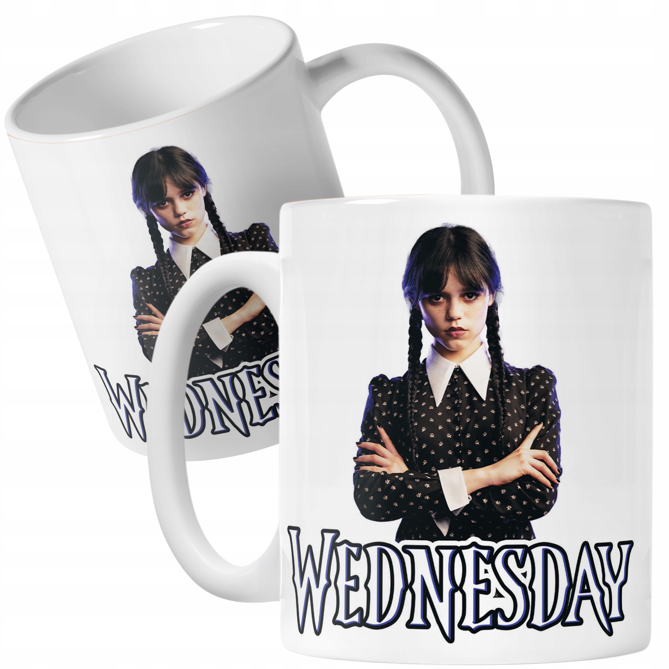 Kubek ceramiczny Nevermore Wednesday Addams Dla Fanów Prezent