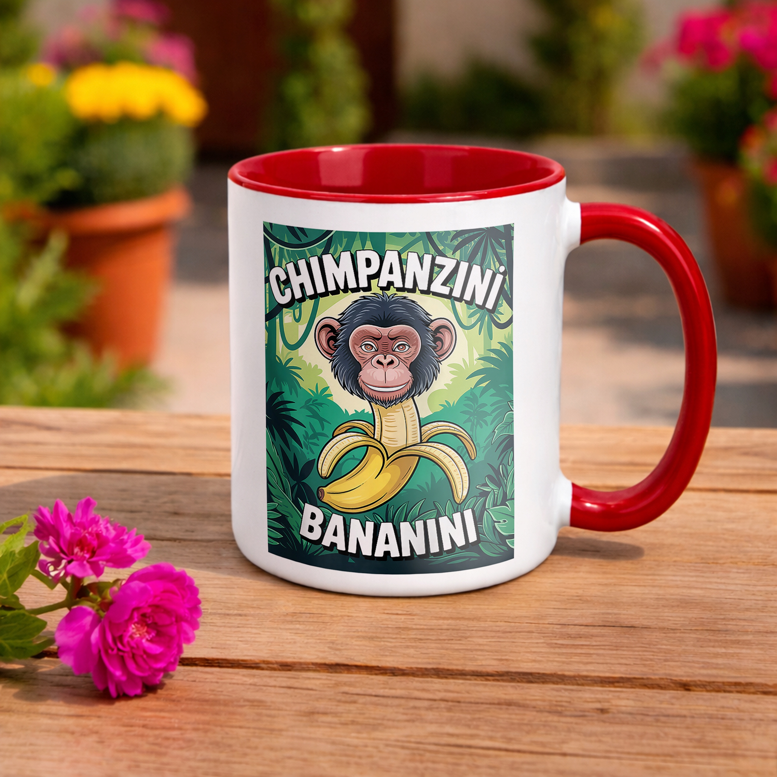Kubek ceramiczny Chimpanzini Bananini viral tiktok brainrot