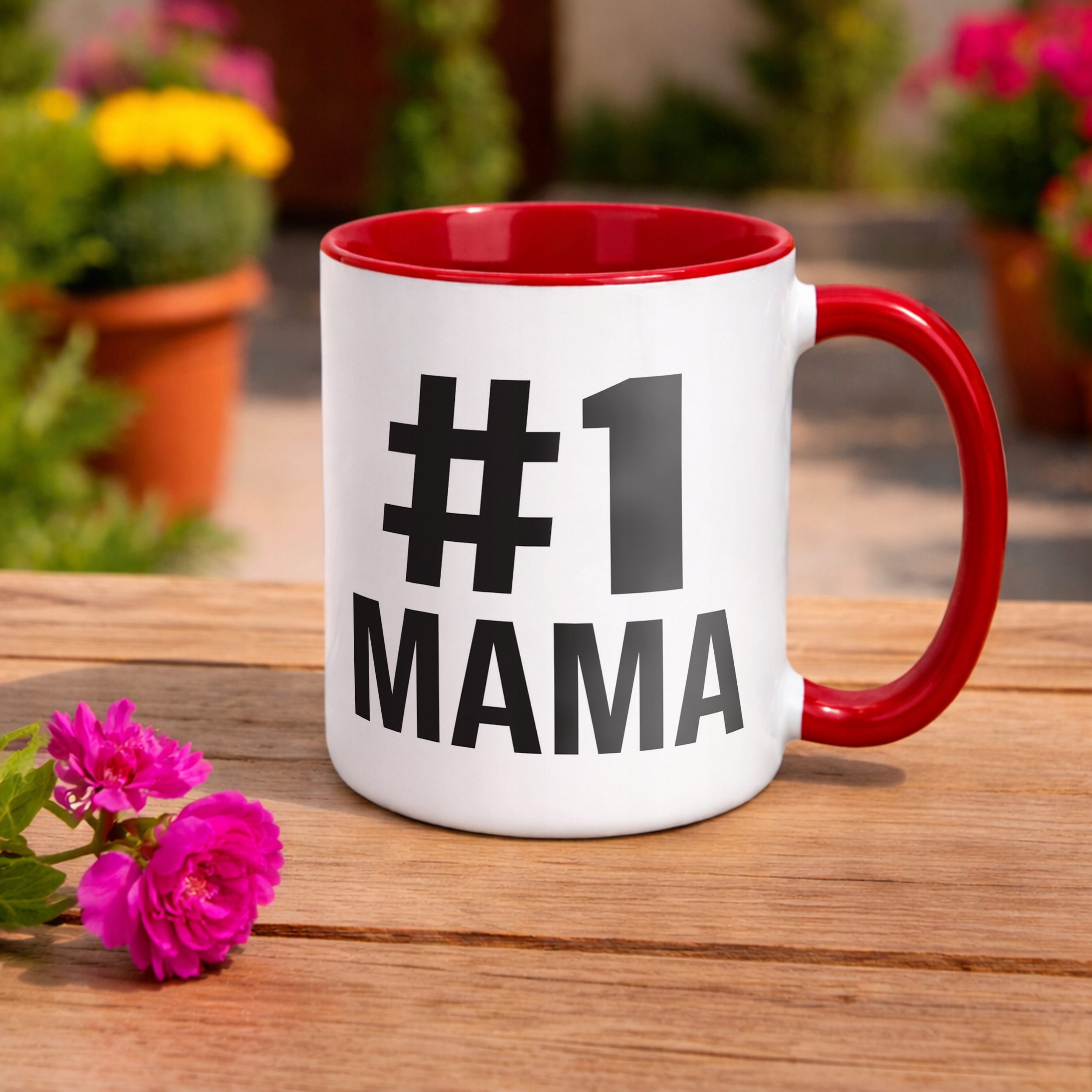 Kubek ceramiczny Dzień Matki 1# MAMA Prezent Upominek Dla Mamy