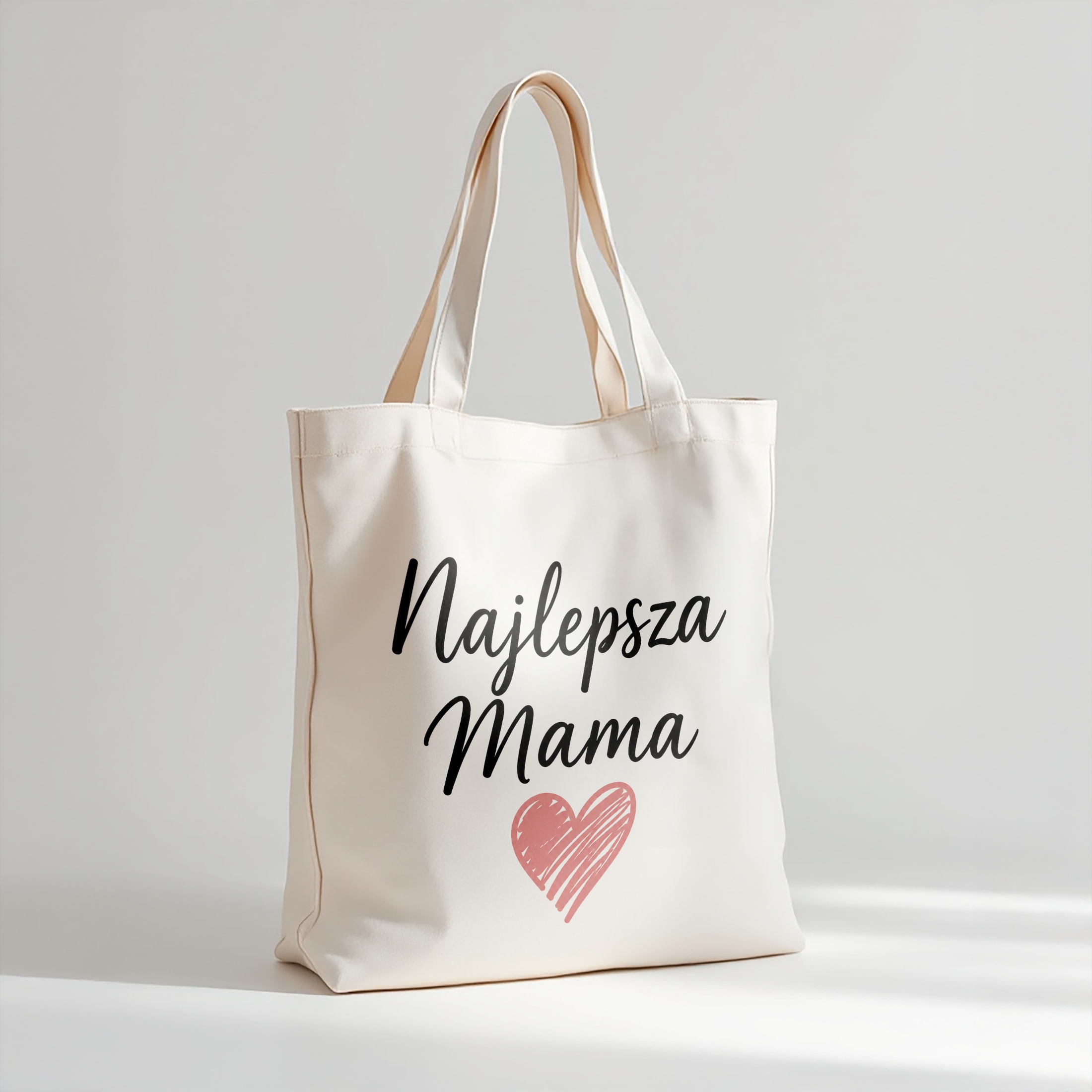 Prezent na Dzień Matki torba bawełniana premium dla mamy eco upominek