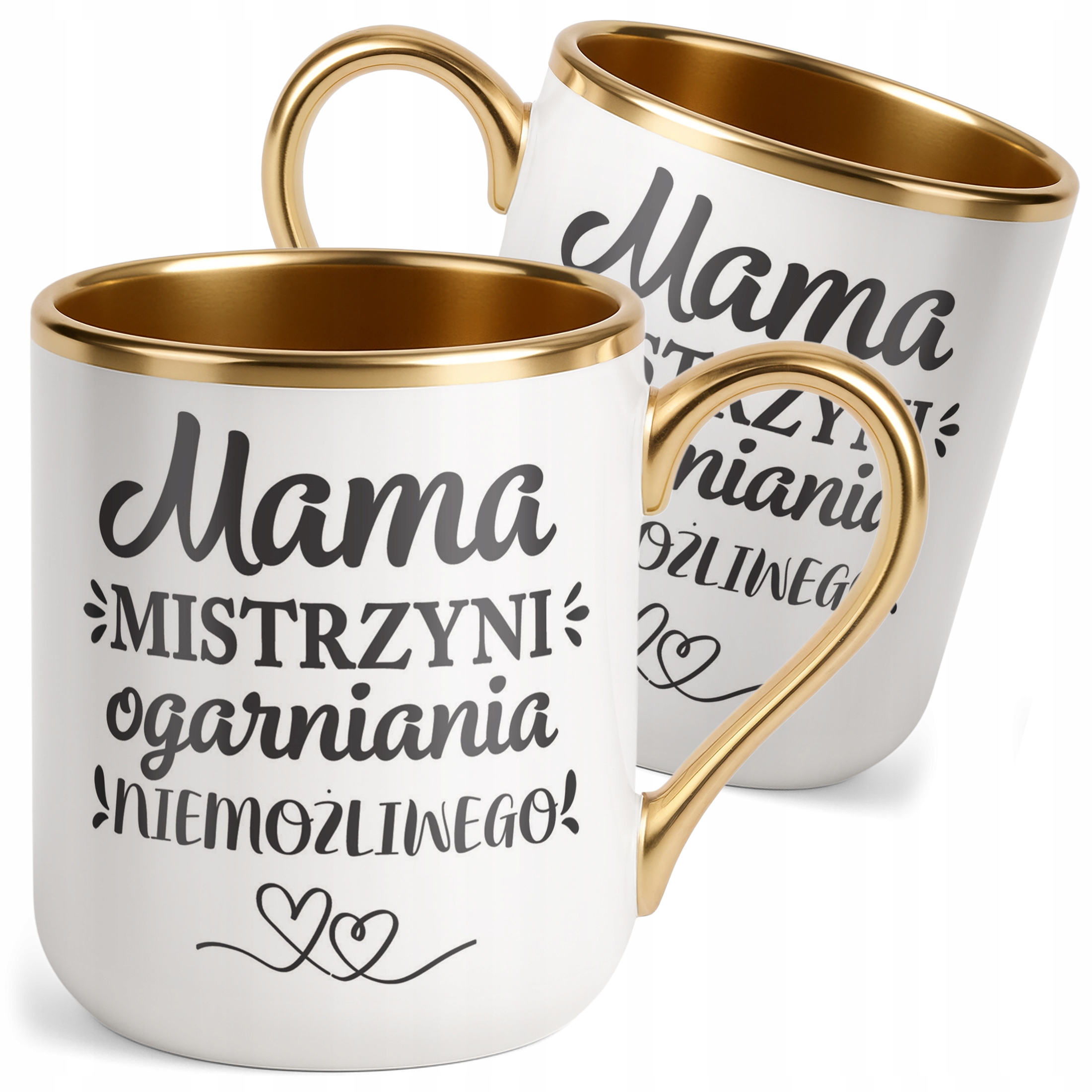 Kubek Premium Złoty Dzień Matki Dla Mamy Prezent Mama Mistrzyni Ogarniania