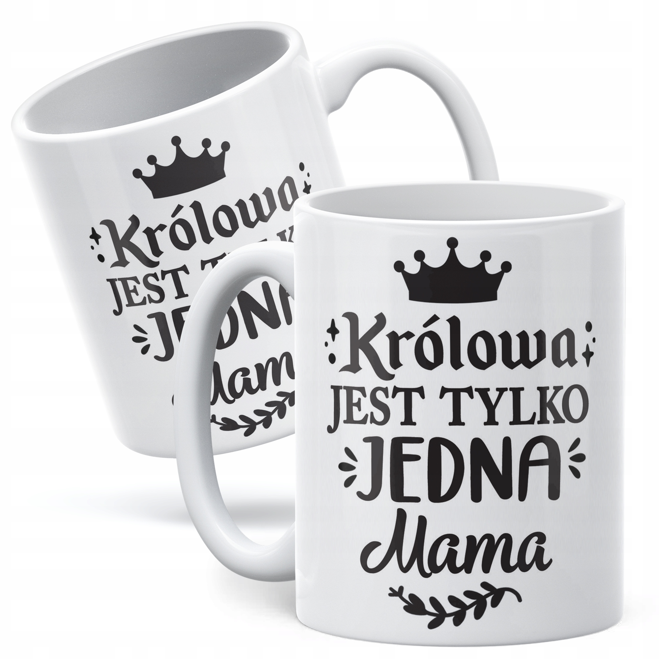 Kubek ceramiczny Dzień Matki Dla Mamy Prezent Królowa Jest Tylko Jedna