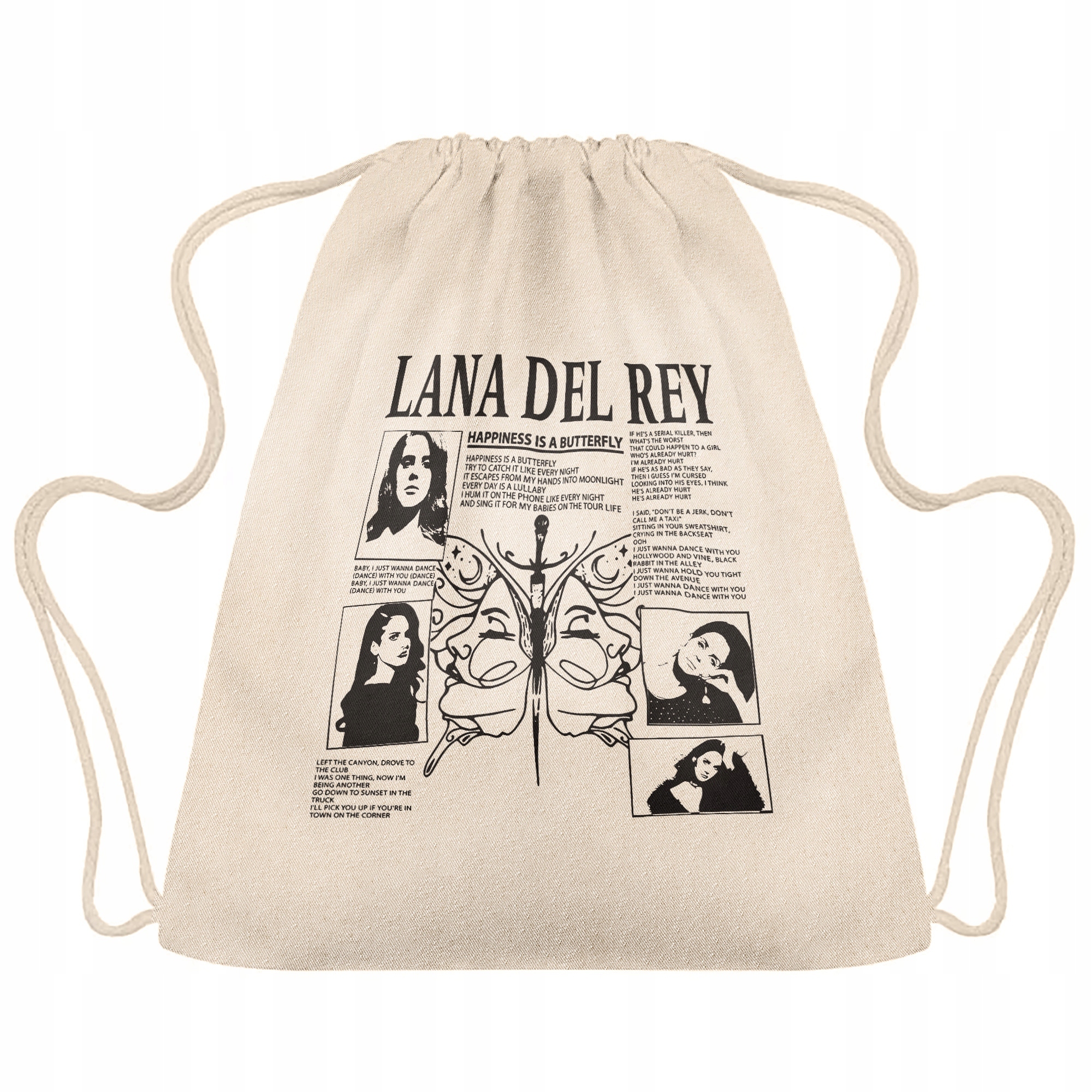 Plecak bawełniany 34×40 Lana Del Rey