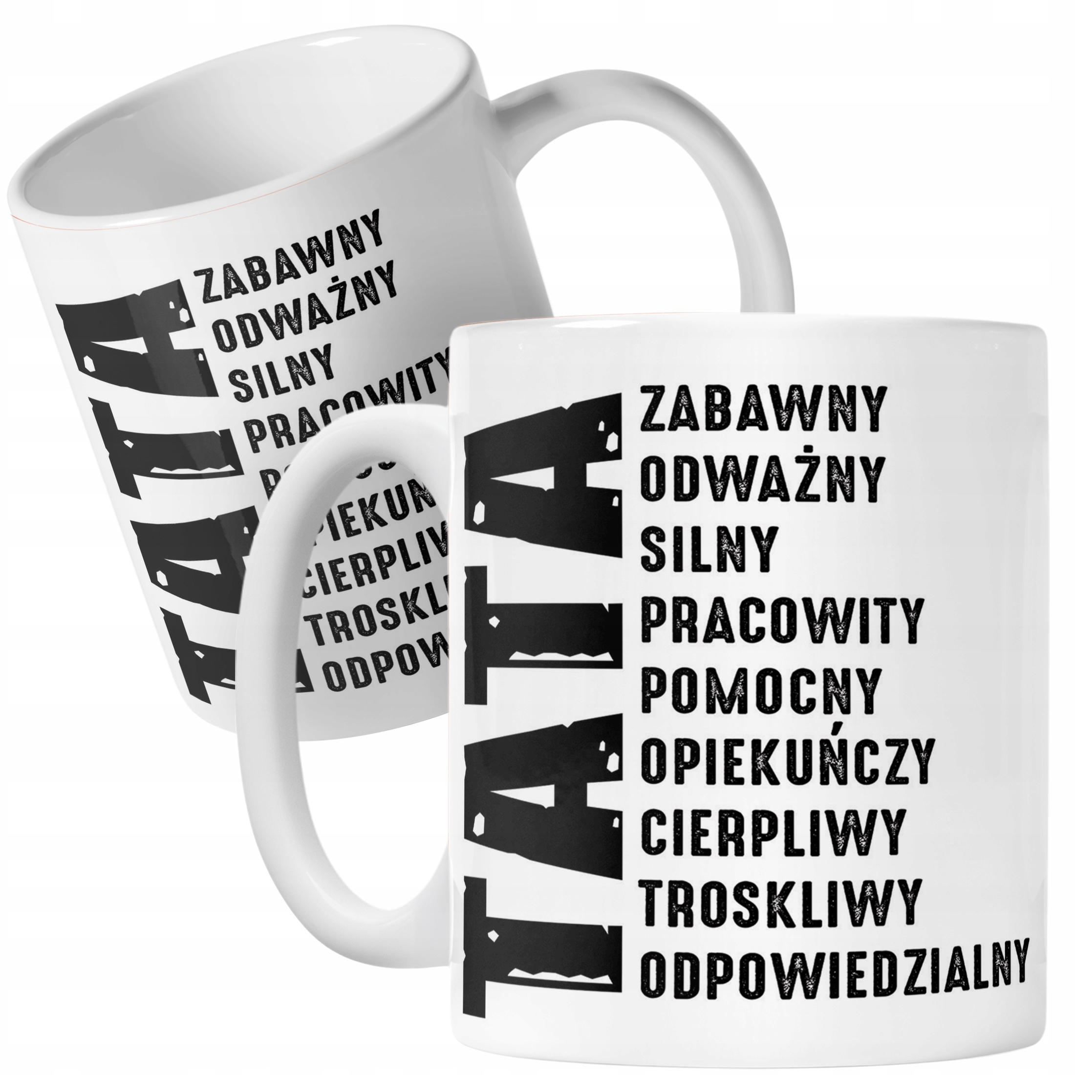 Kubek ceramiczny Dzień Ojca Dla Taty TATA Prezent Upominek