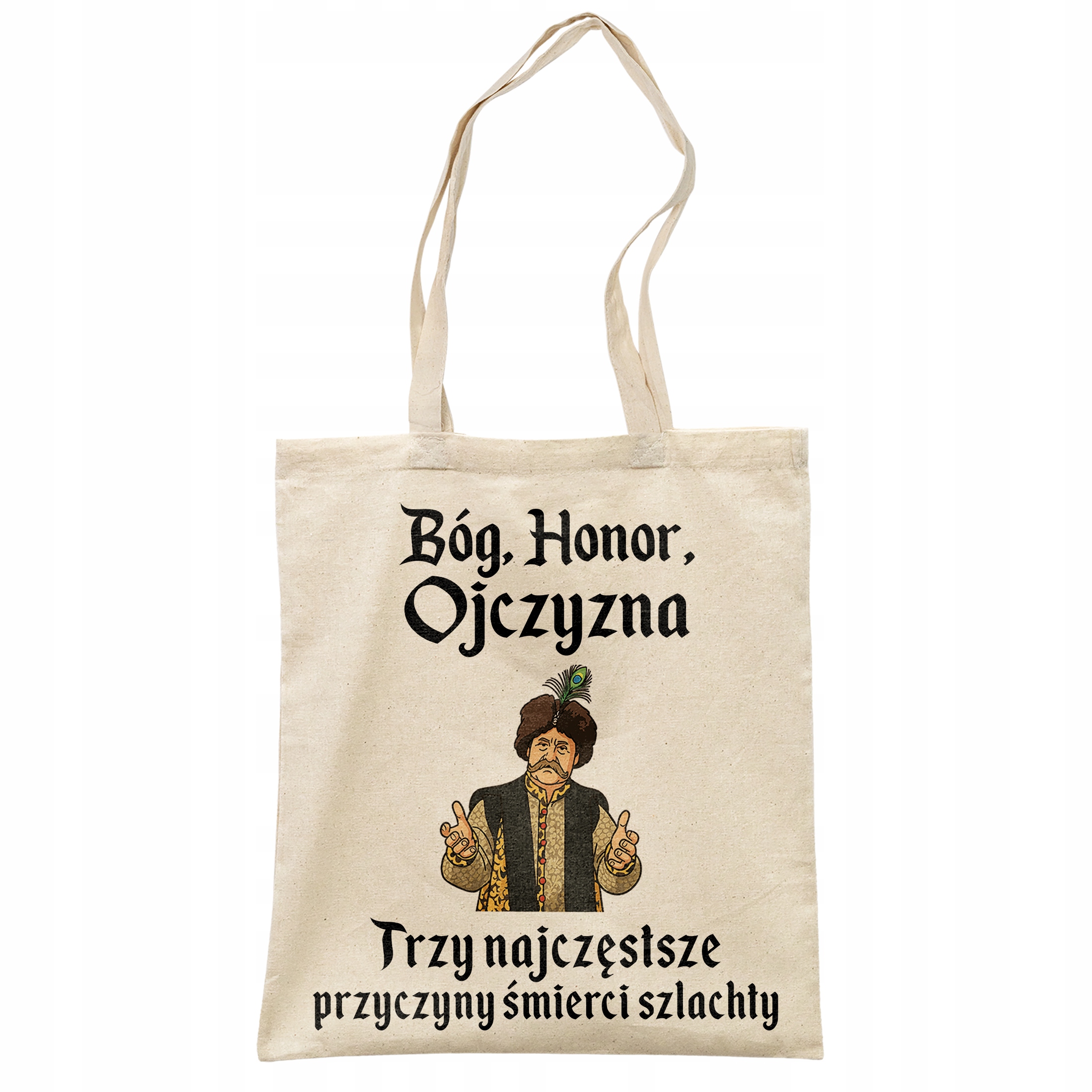 Torba bawełniana na zakupy 1670 Bóg Honor Ojczyzna