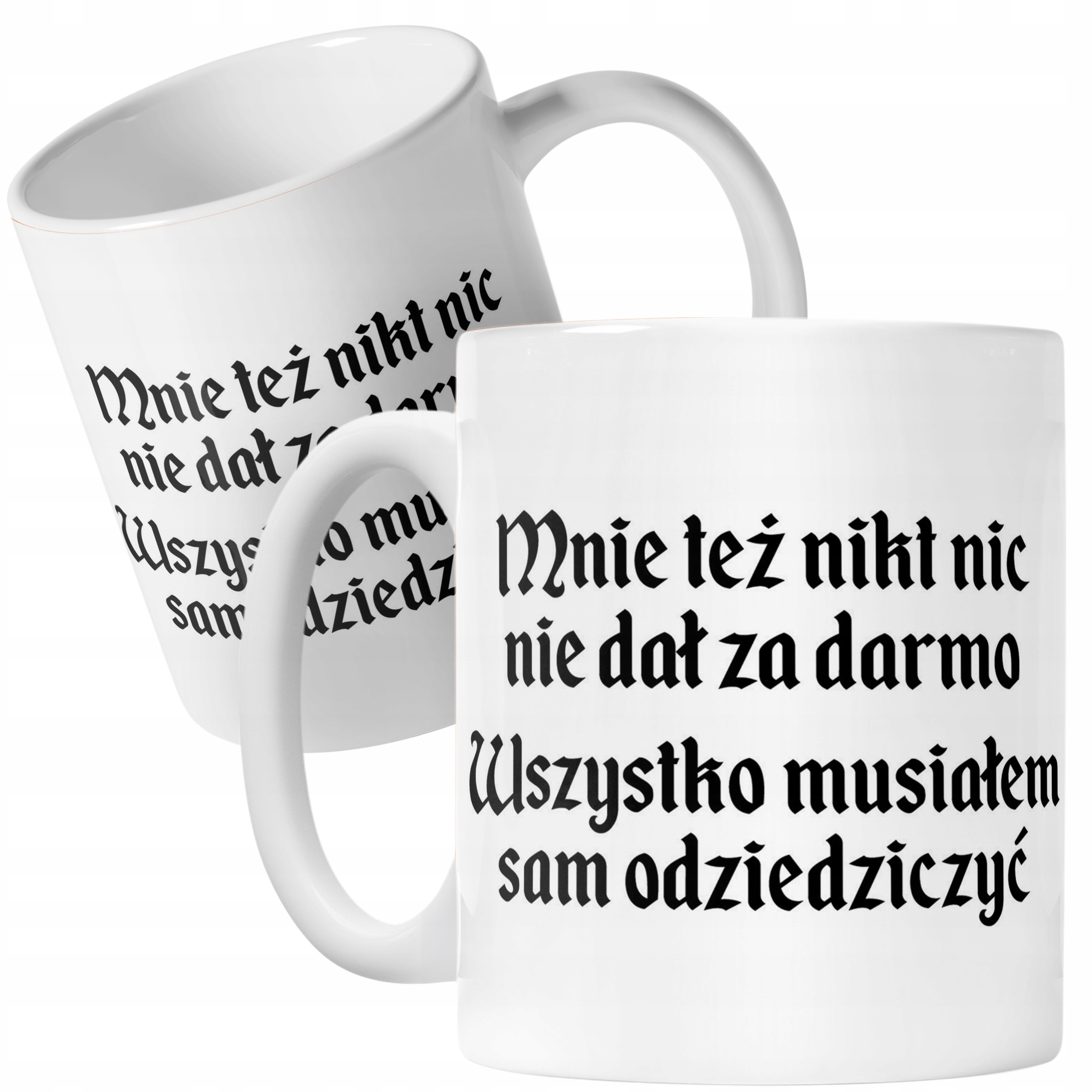 Kubek ceramiczny 1670 Musiałem Sam Odziedziczyć Jan Paweł Prezent