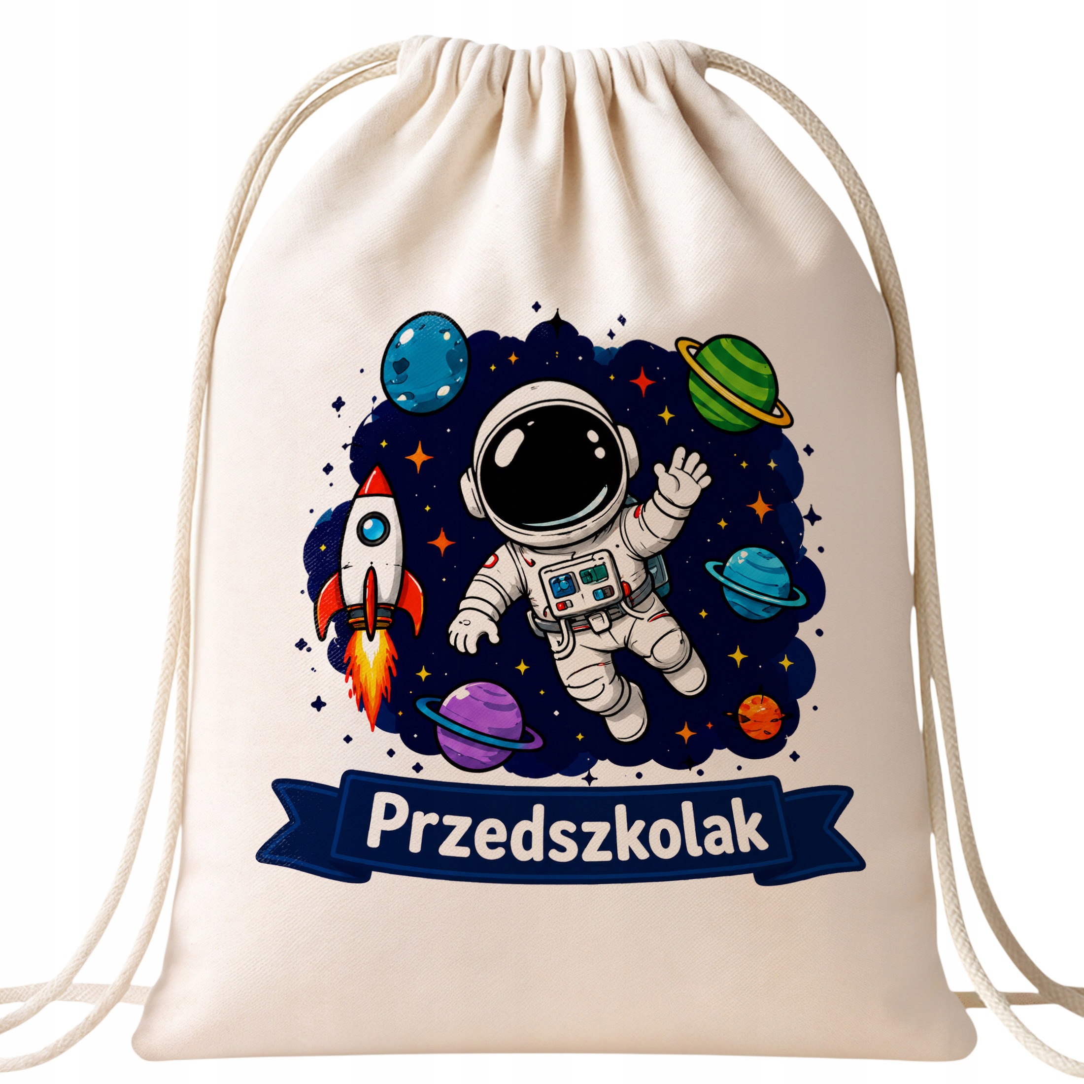 Zestaw Plecak Worek Kubek Z Nadrukiem Przedszkolak Szkoła Dla Dzieci