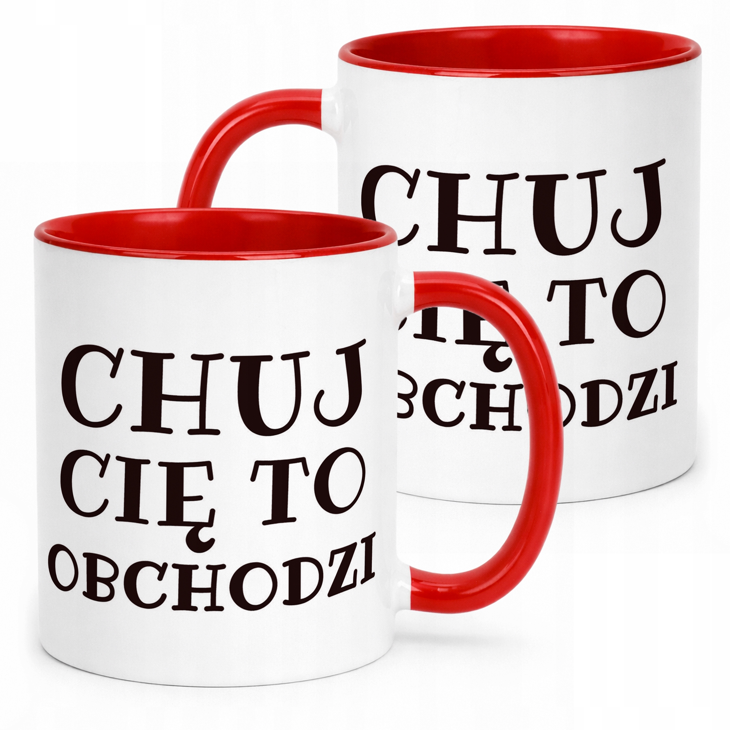 Kubek ceramiczny Ch*j Cię To Obchodzi Śmieszny Zabawny Prezent