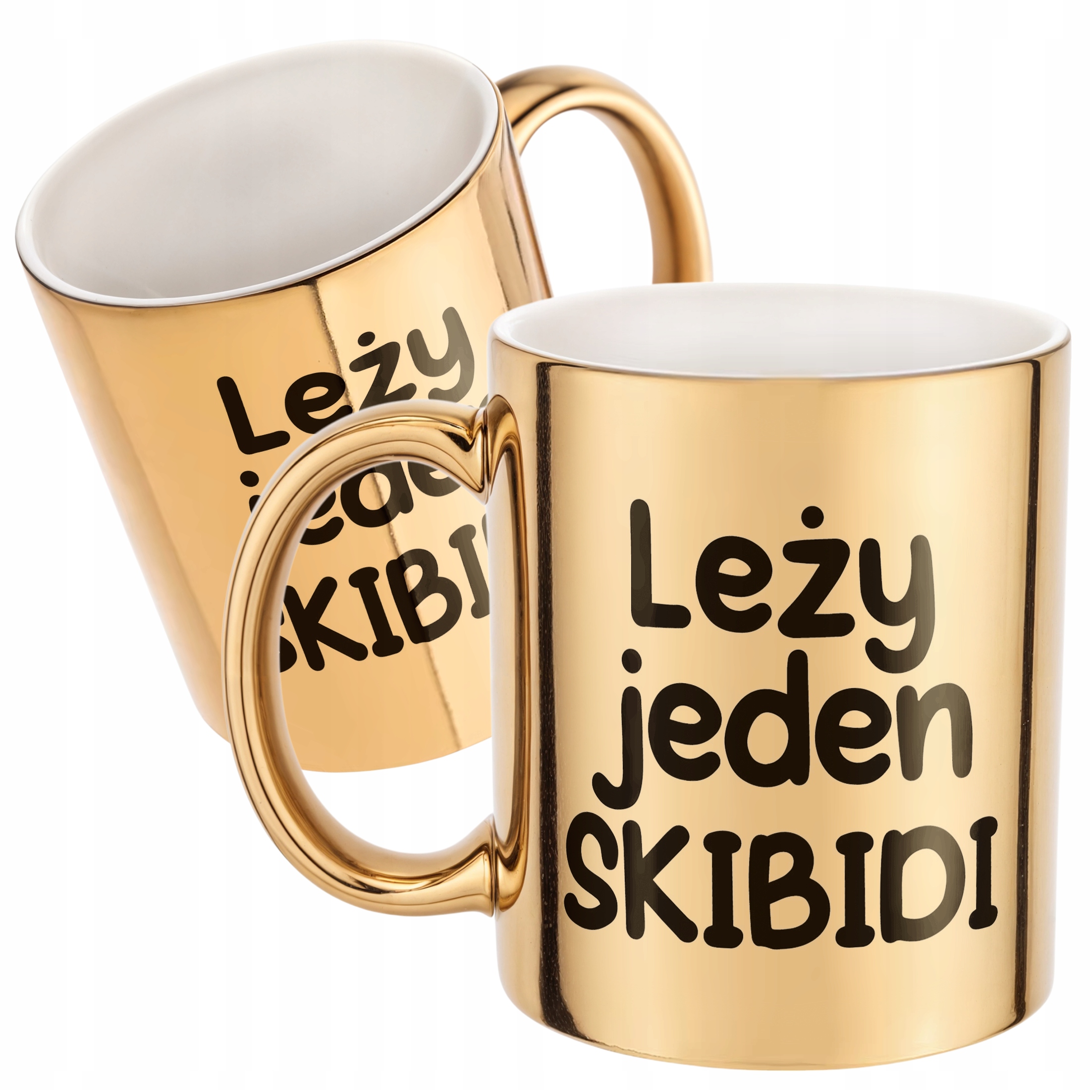 Złoty Kubek Leży Jeden Skibidi Śmieszny Zabawny Prezent
