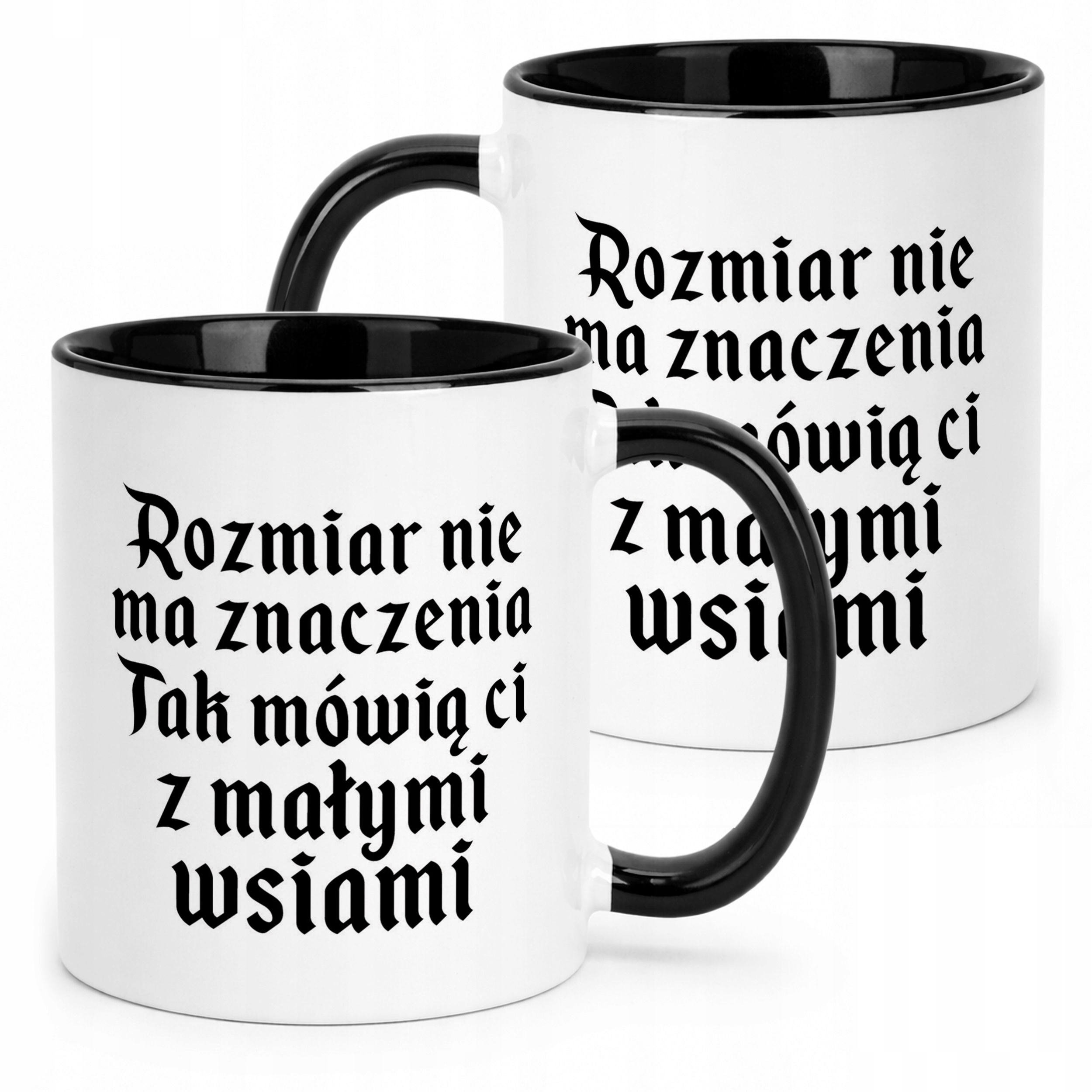 Kubek Czarny 1670 Rozmiar Nie Ma Znaczenia Jan Paweł Prezent
