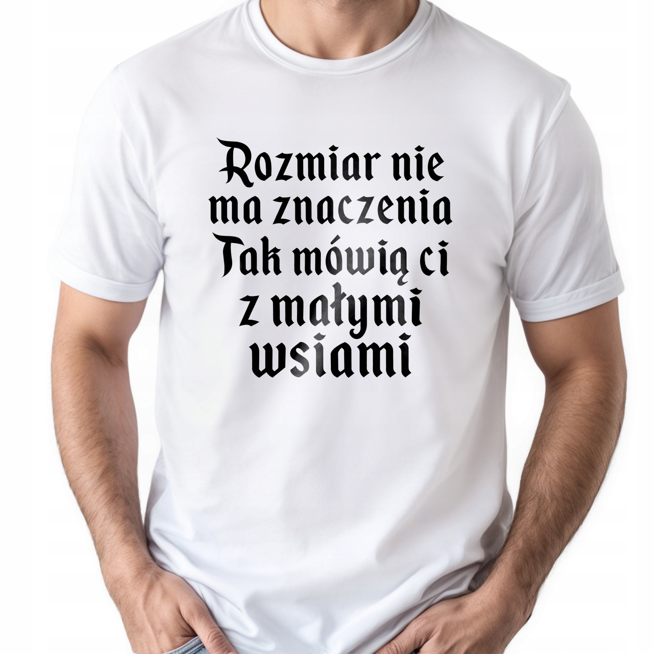 Koszulka biała męska 1670 Rozmiar Nie Ma Znaczenia r. 3XL