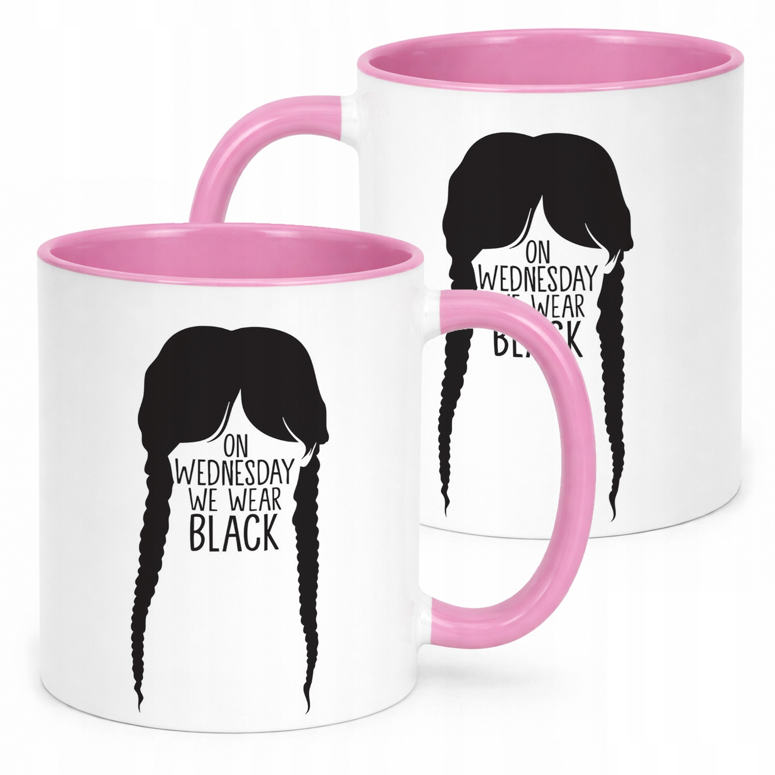 Kubek Różowy Nevermore Wednesday Addams Dla Fanów Prezent