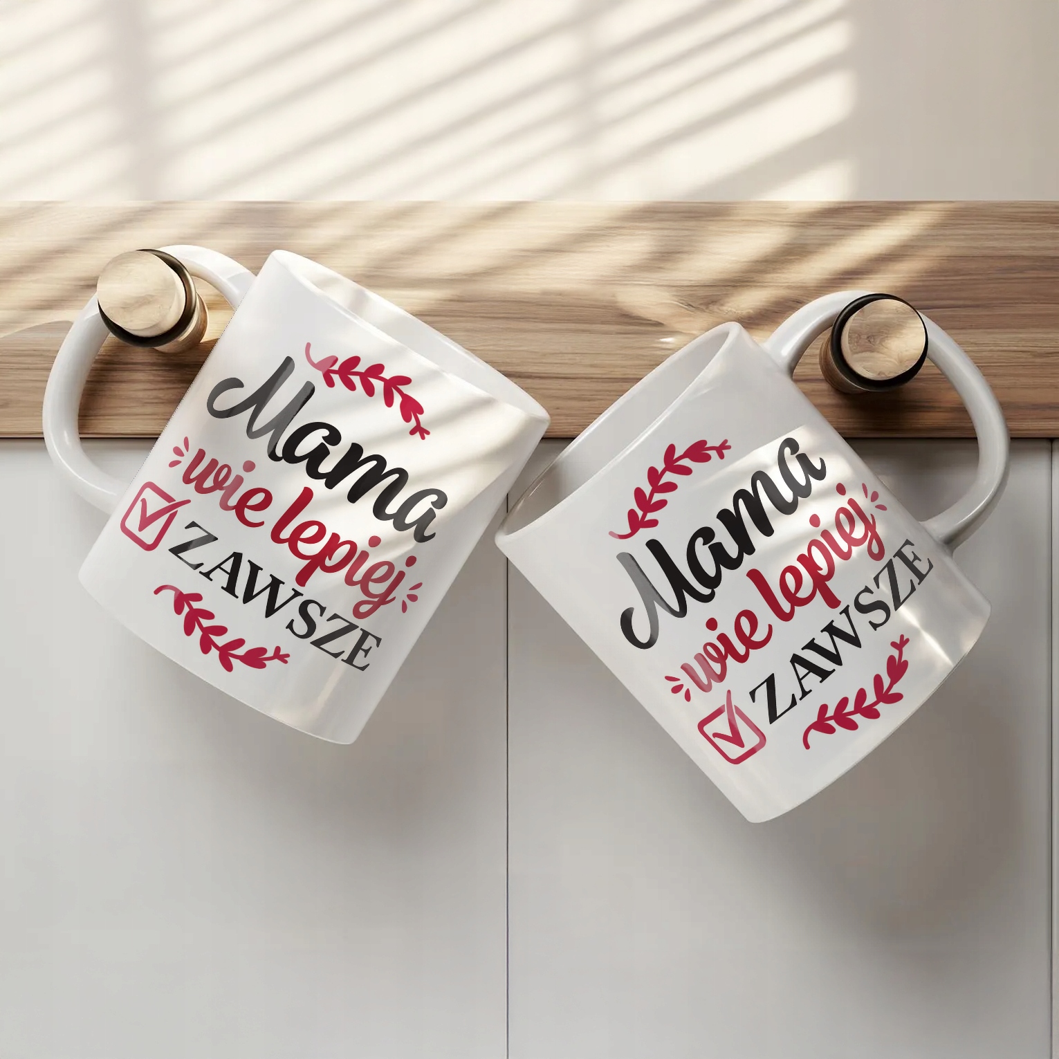 Kubek ceramiczny Dzień Matki Dla Mamy Prezent Mama Wie Lepiej Zawsze