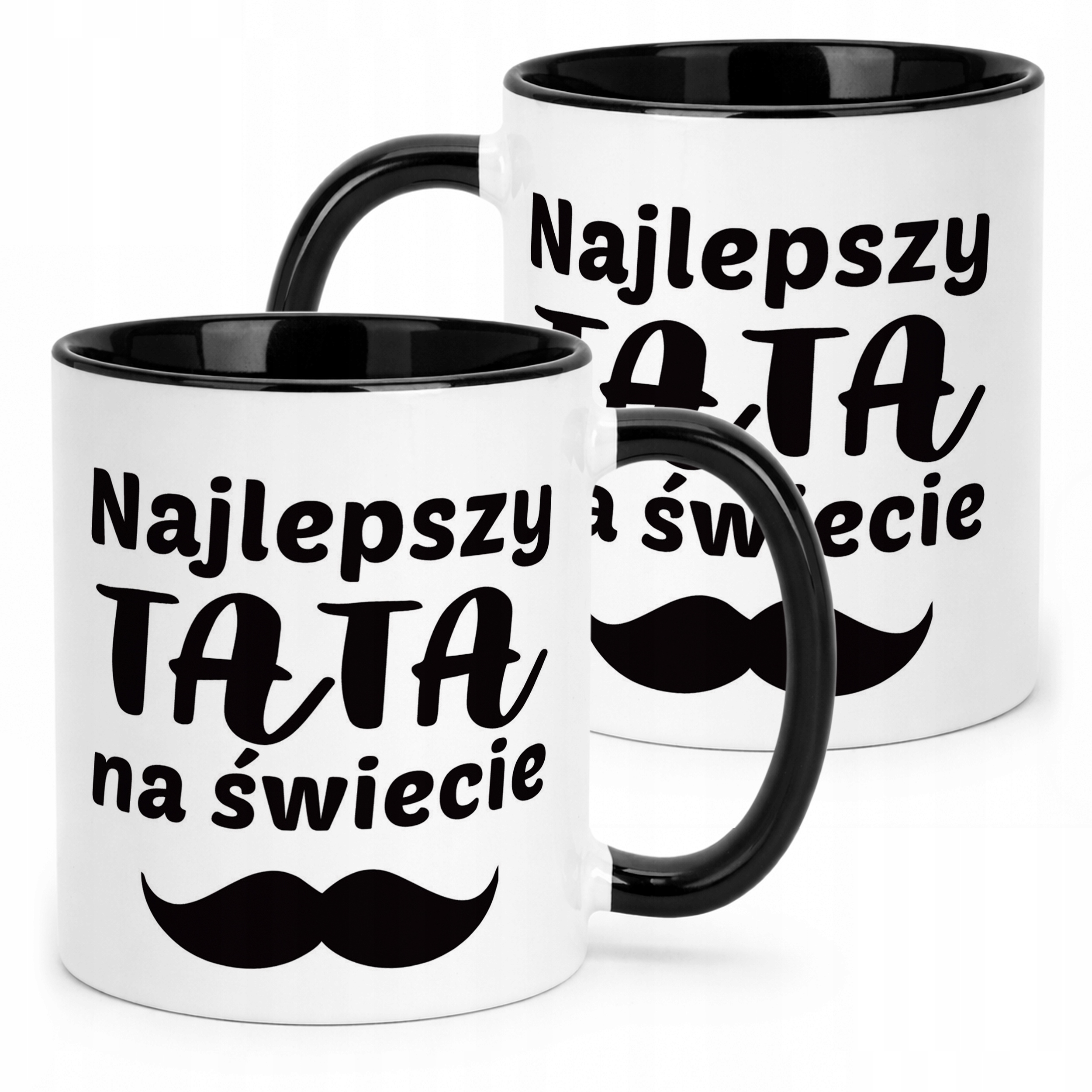 Kubek Czarny Dzień Ojca Dla Taty Najlepszy Tata Na Świecie Prezent