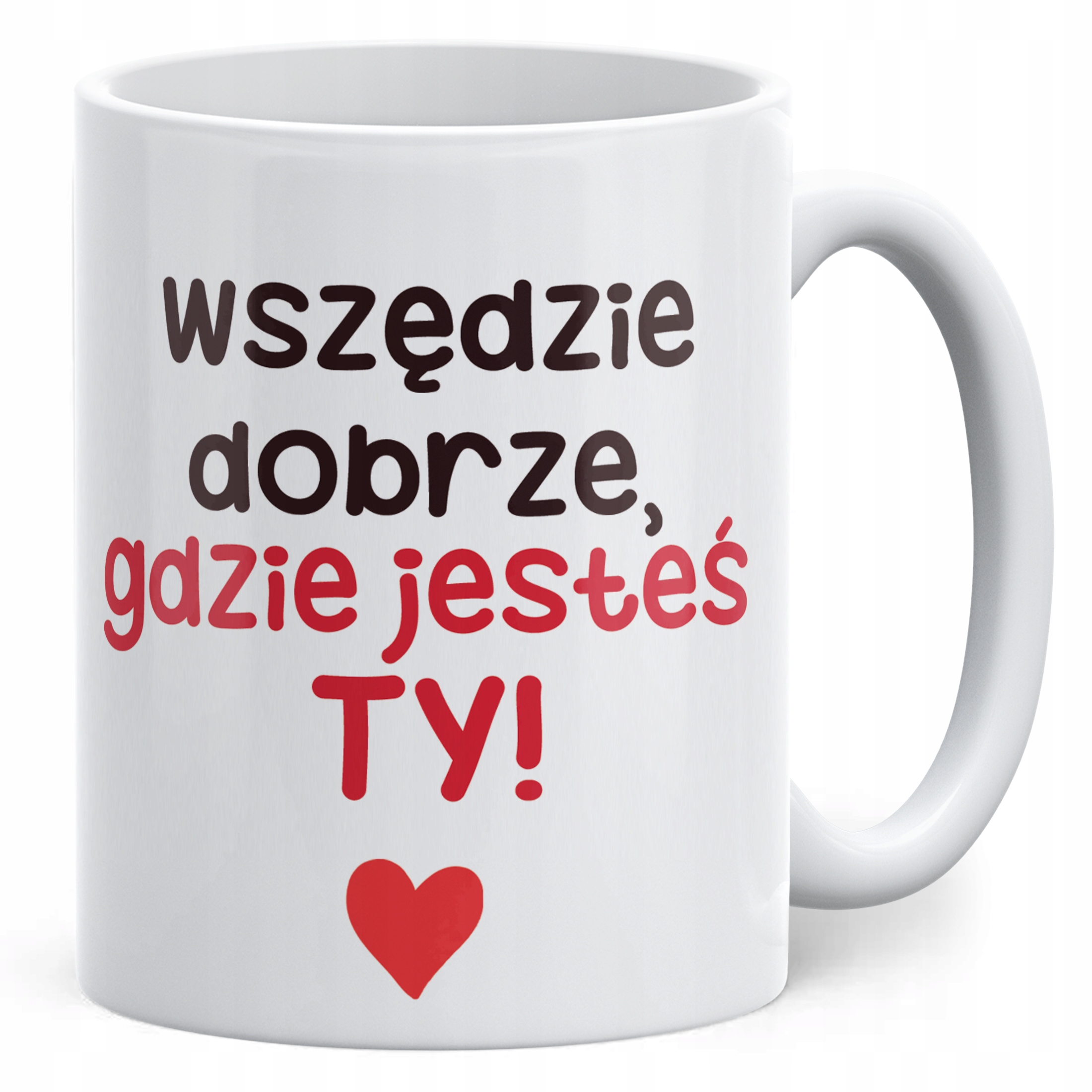 Kubek ceramiczny Personalizowany Walentynki Z imionami Dla Pary Prezent
