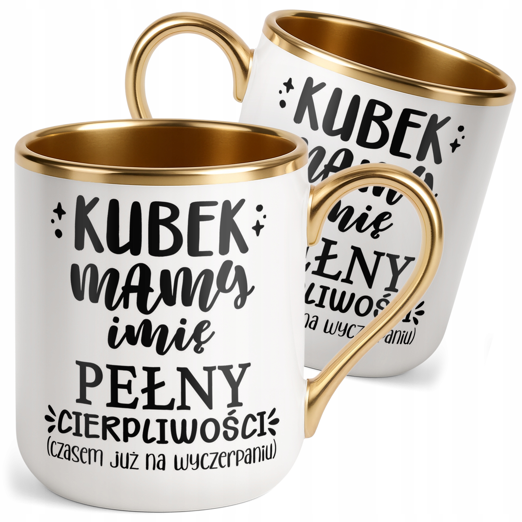 Kubek Premium Złoty Personalizowany Dzień Matki Dla Mamy Prezent Upominek