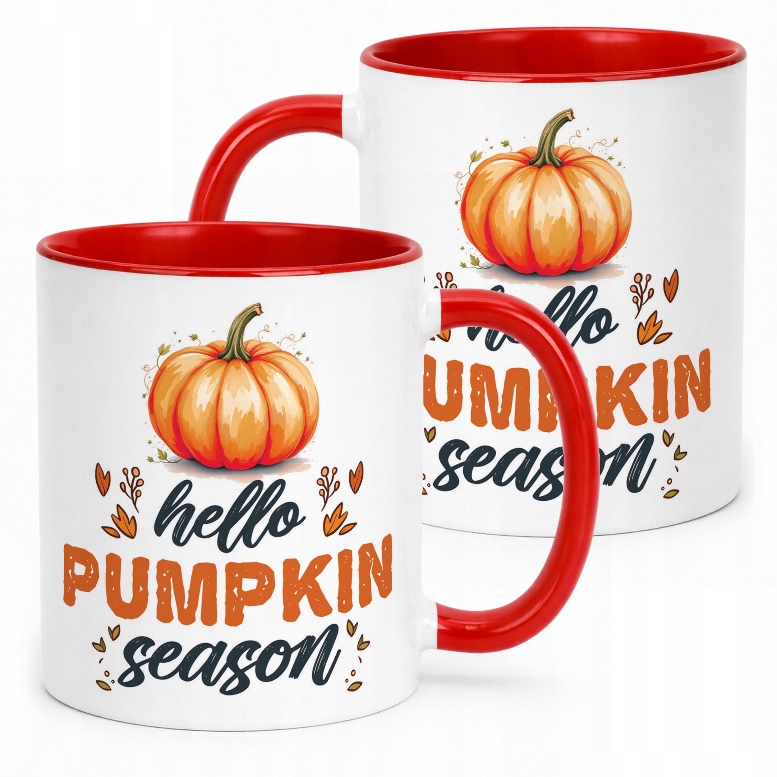 Kubek ceramiczny Jesienny Jesień Hello Pumpkin Dynia Prezent