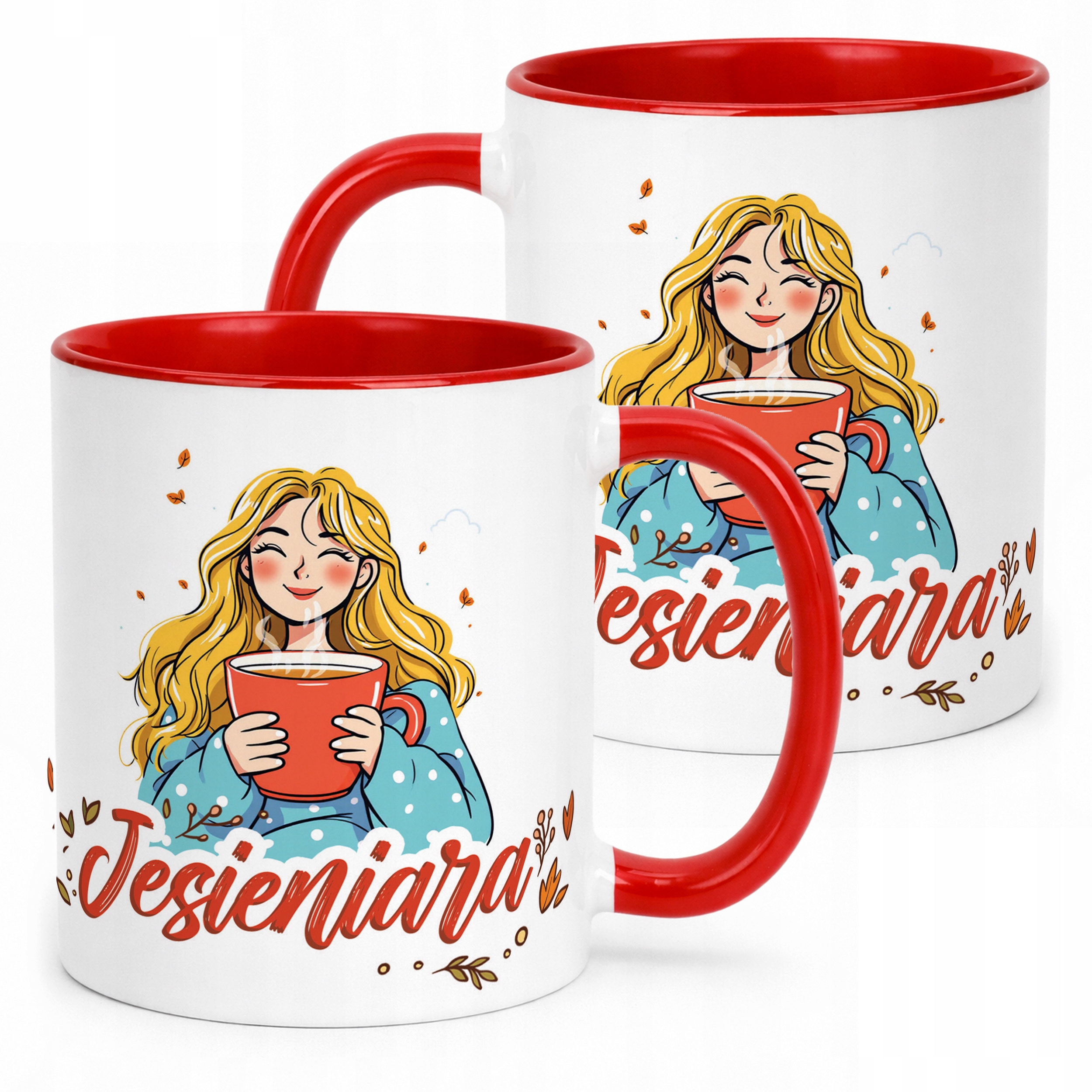 Kubek ceramiczny Jesienny Jesień Jesieniara Prezent Upominek
