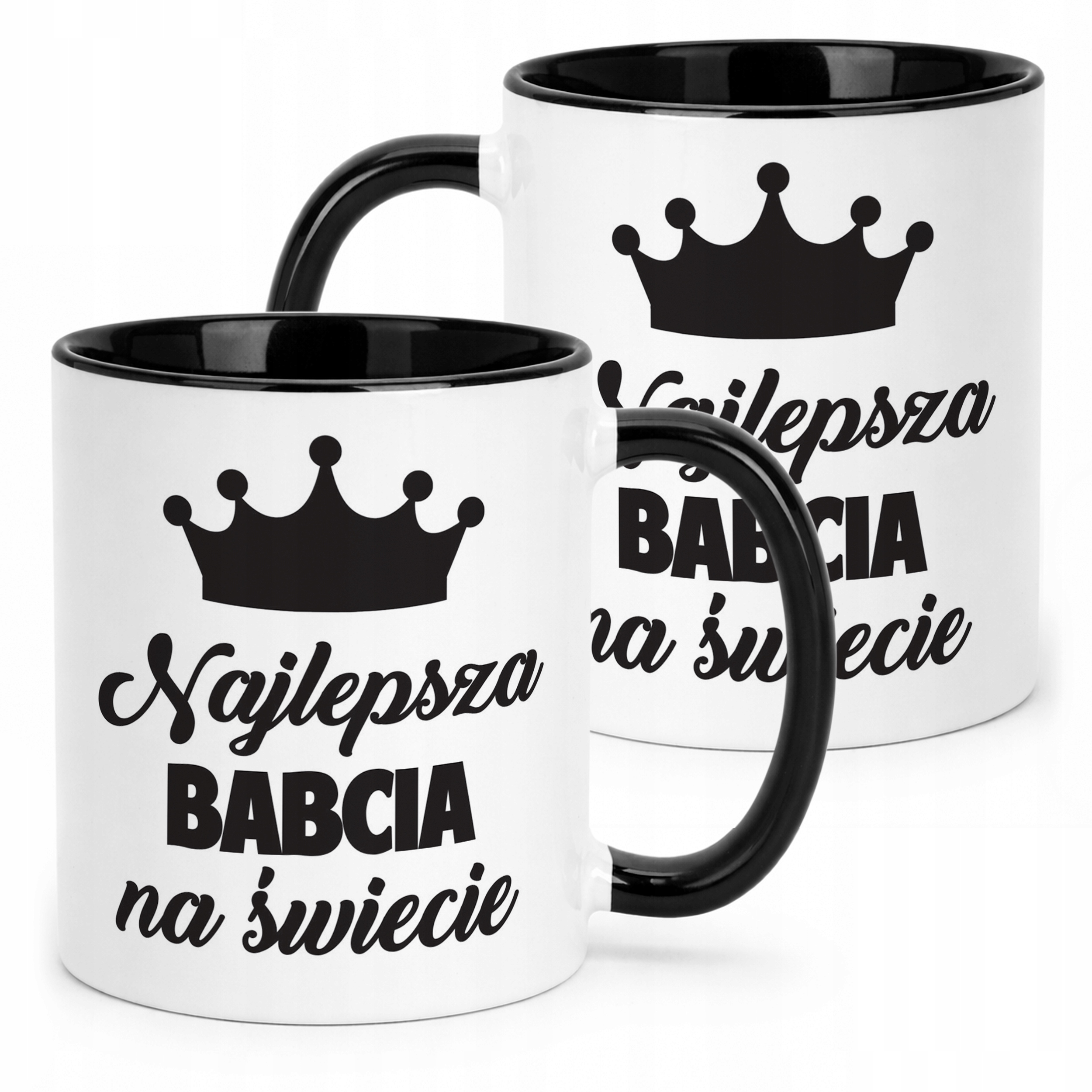 Kubek Czarny Dzień Babci Dla Babci Prezent Upominek