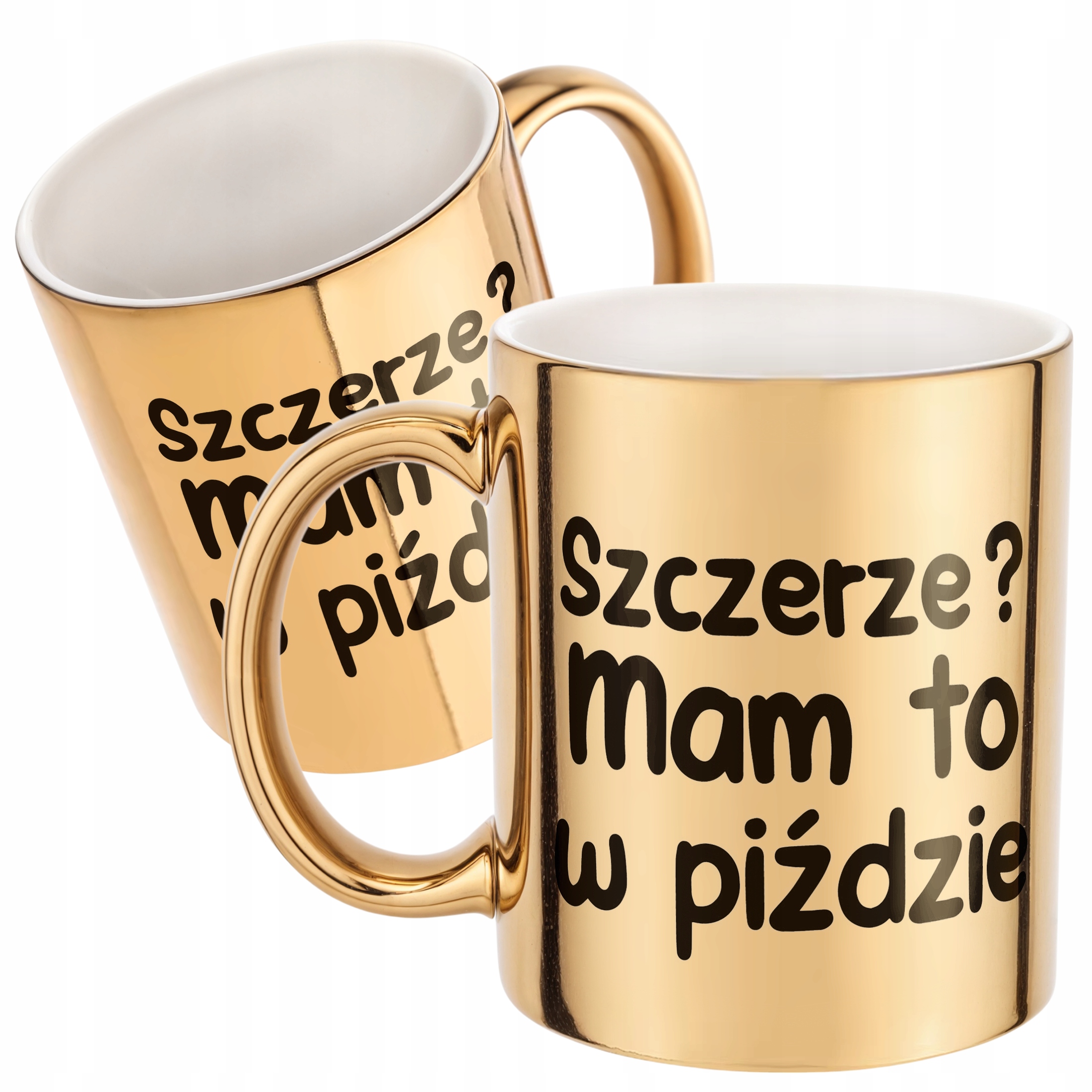 Złoty Kubek Szczerze Mam To W Pi**zie Śmieszny Zabawny Prezent
