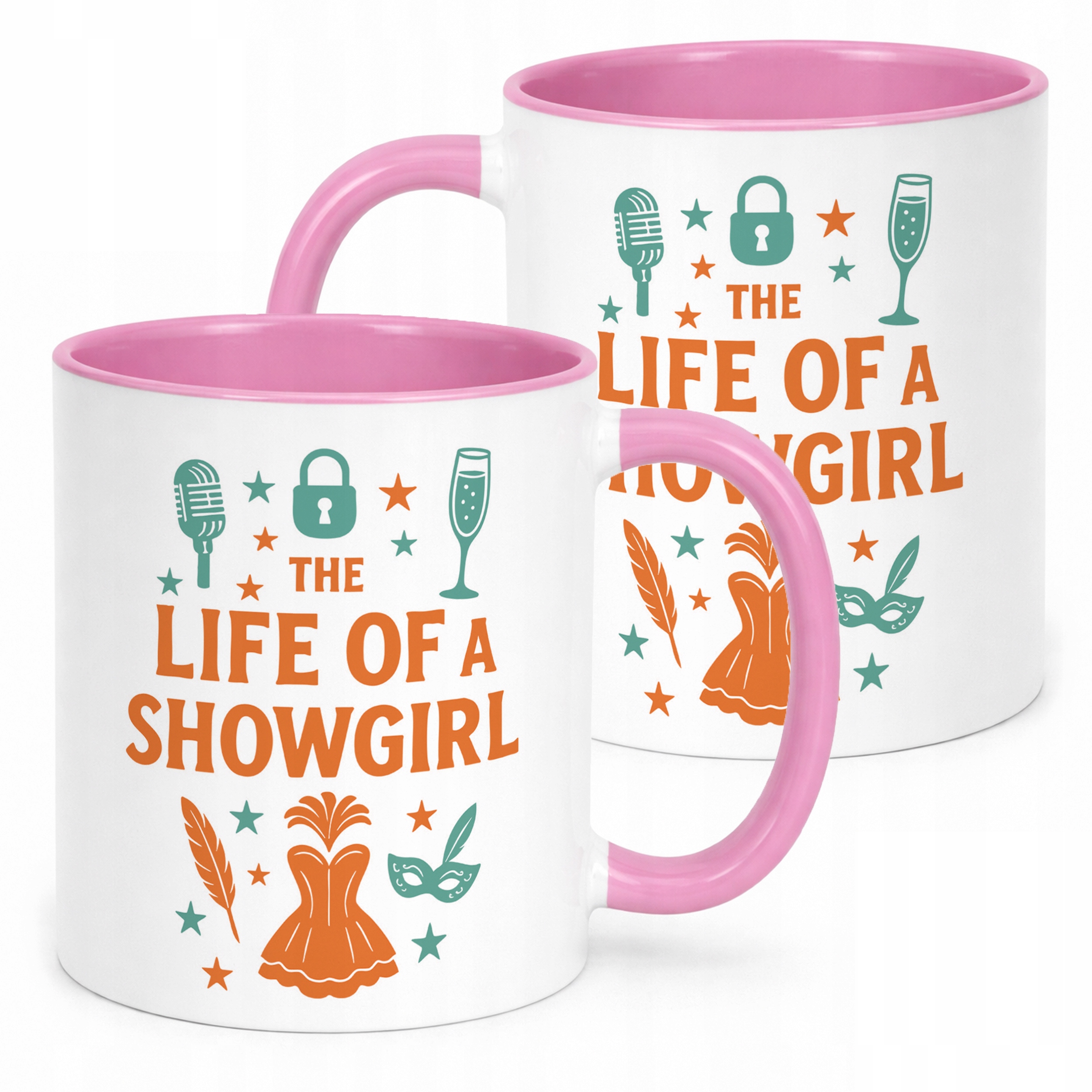 Kubek Różowy Taylor Swift The Life Of A Showgirl Dla Fanów Prezent