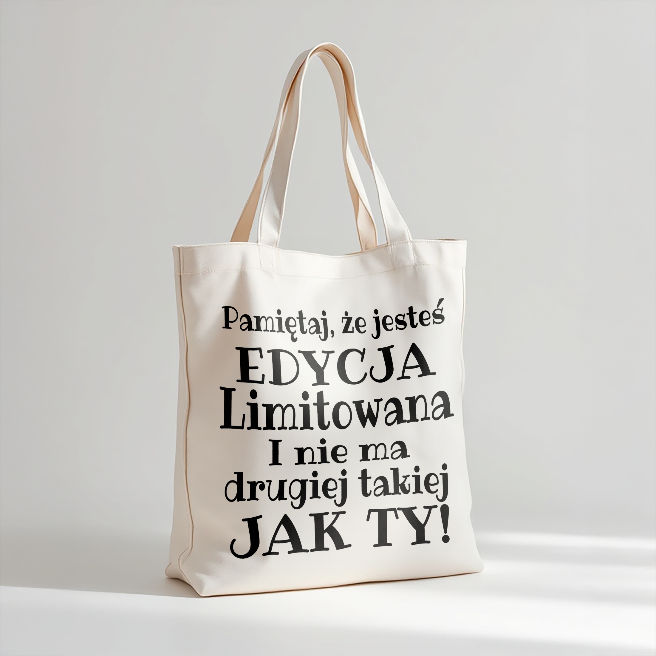Torba bawełniana premium Edycja Limitowana Zabawny Prezent