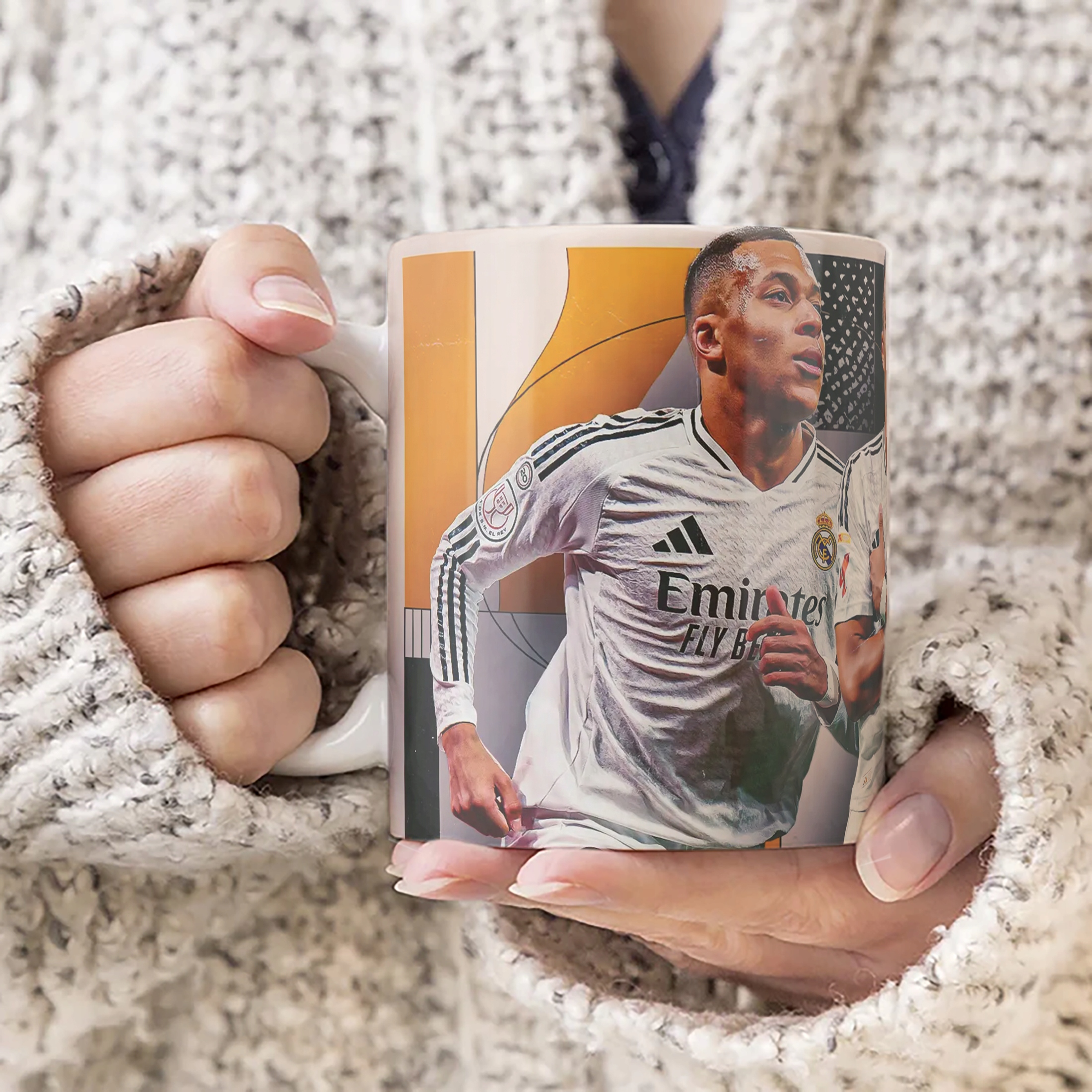 Kubek Kylian Mbappe dla fanów Real dla kibica na prezent