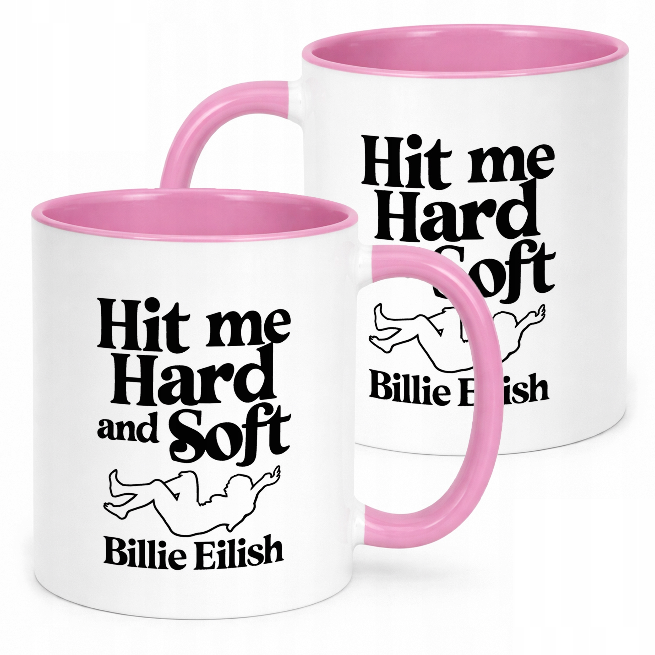 Kubek Różowy Billie Eilish Hit Me Hard And Soft Dla Fanów Prezent