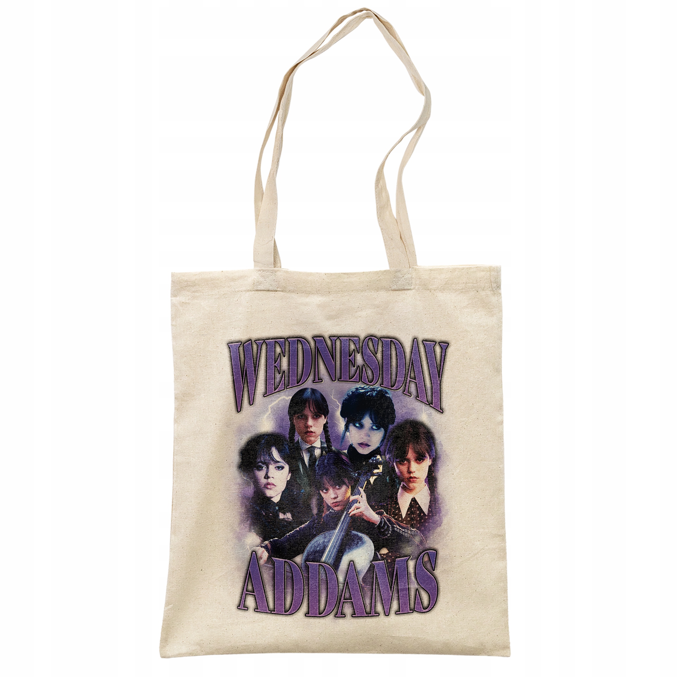 Torba bawełniana na zakupy Nevermore Wednesday Dla Fanów Serialu