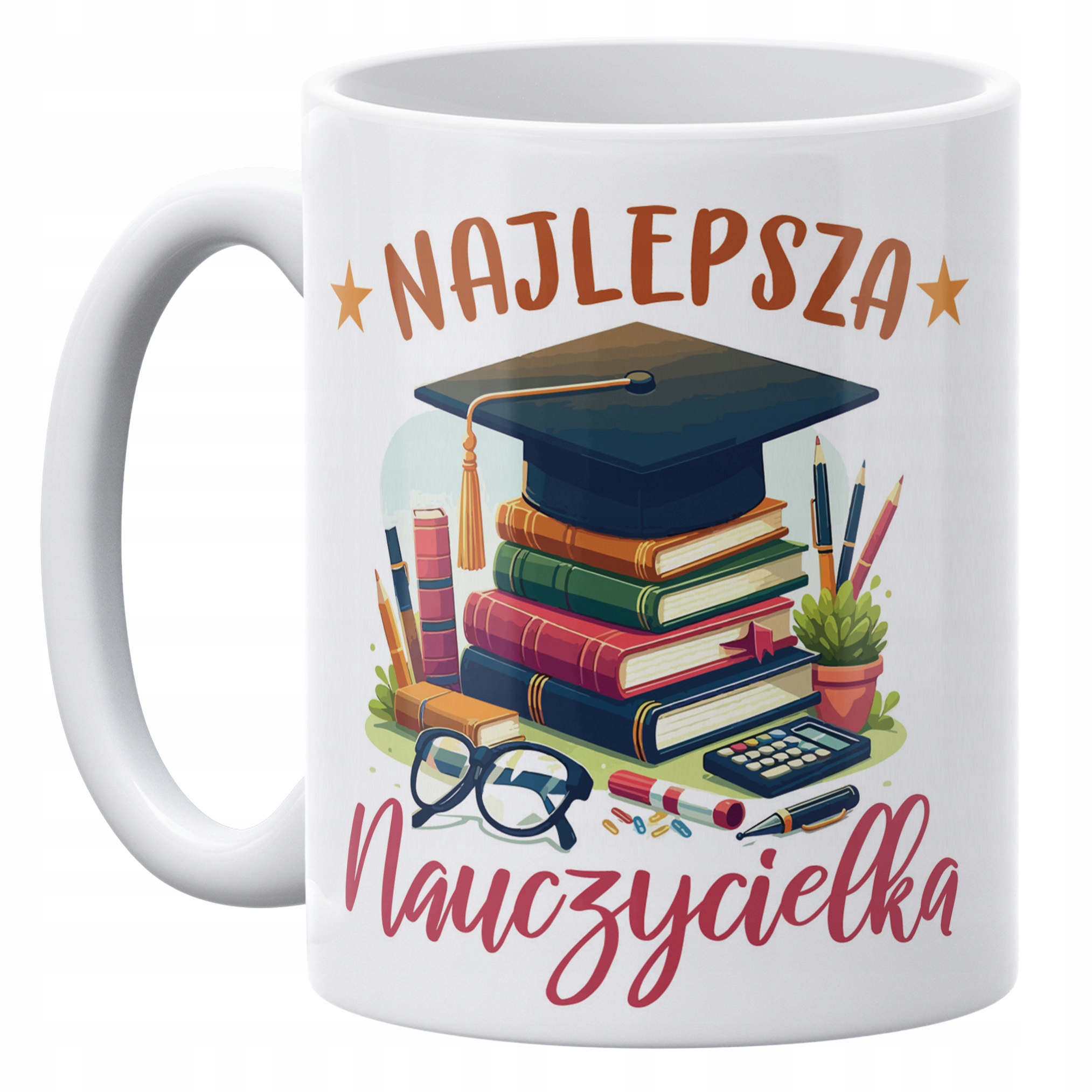 Zestaw kubek + torba Najlepsza Nauczycielka Dzień Nauczyciela Prezent