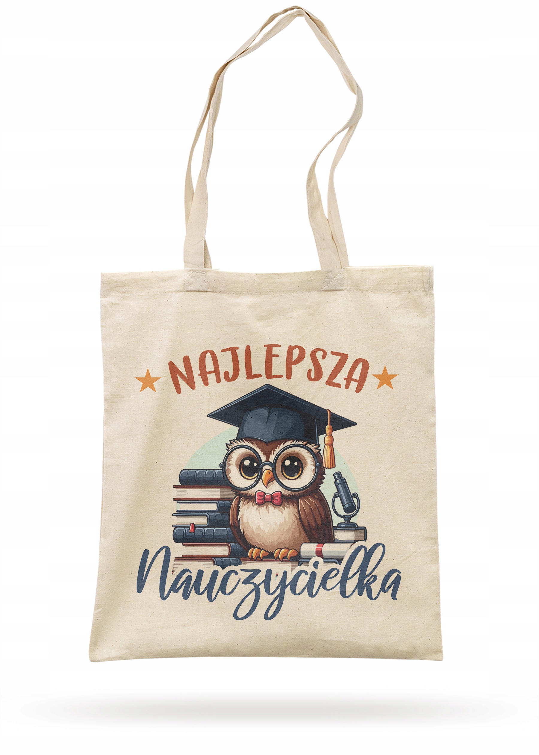 Torba bawełniana Dzień Nauczyciela Najlepsza Nauczycielka Prezent Upominek