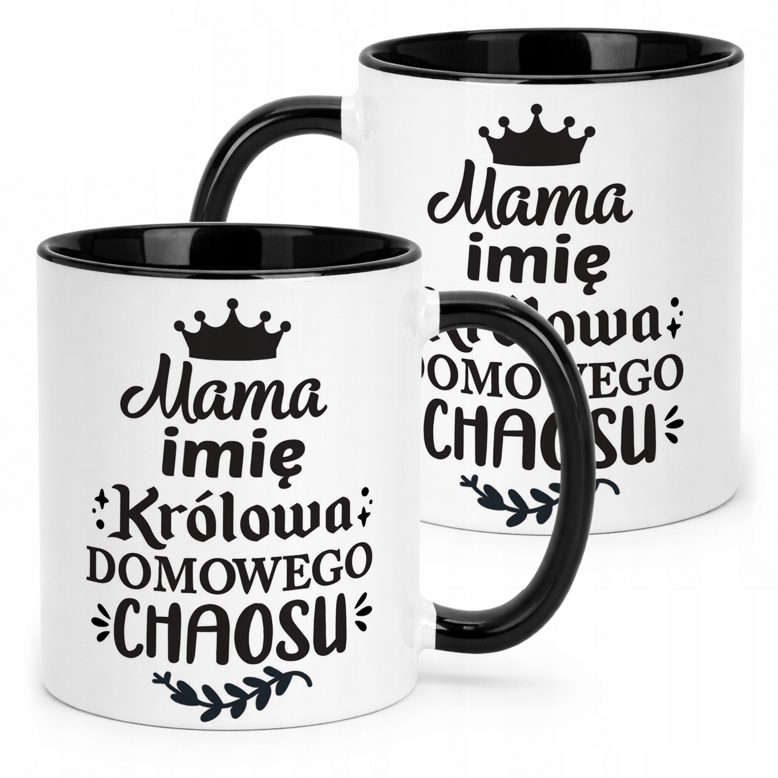 Kubek Czarny Personalizowany Dzień Matki Dla Mamy Prezent Upominek