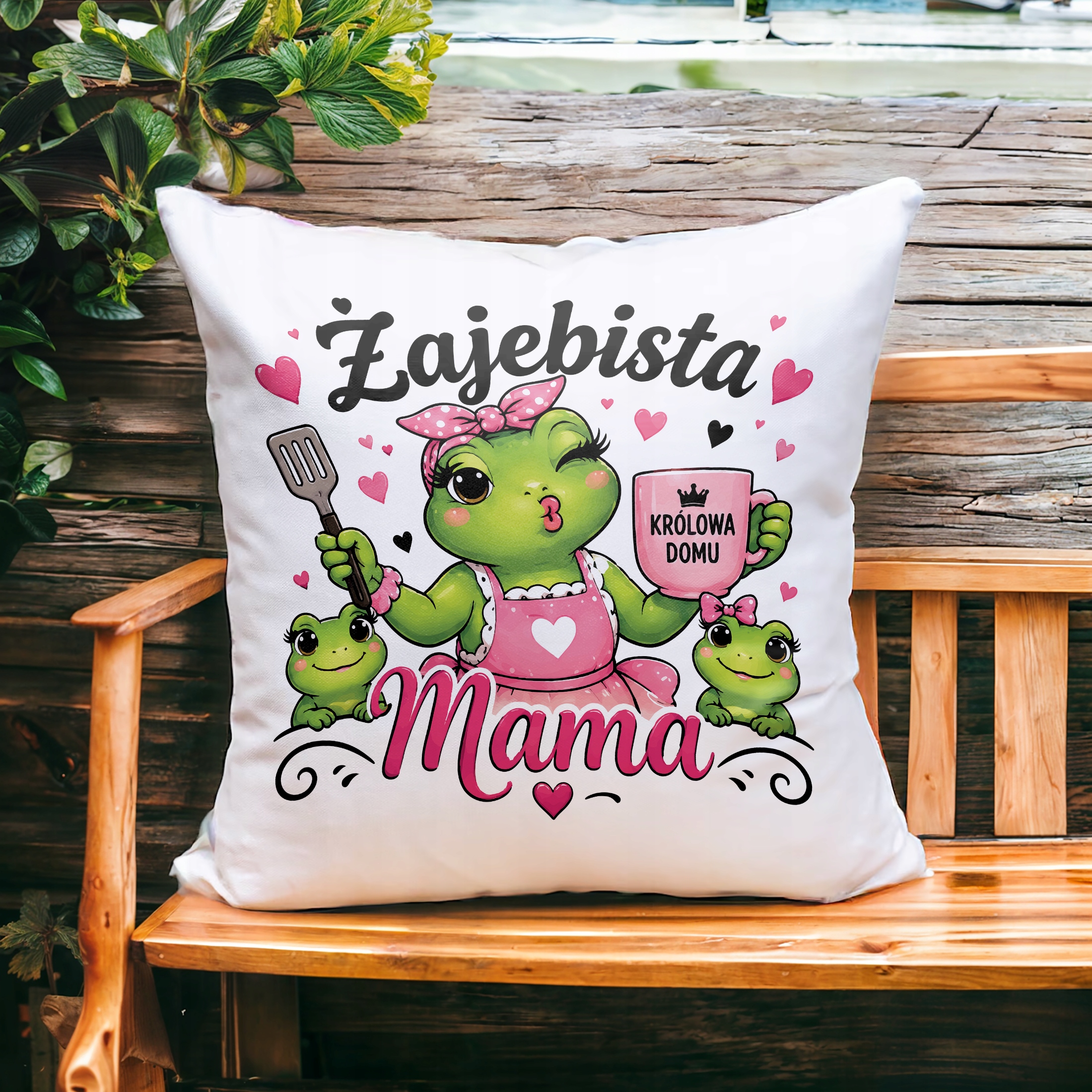 Poduszka dla mamy 38x38cm prezent na Dzień Matki prezent dla mamusi